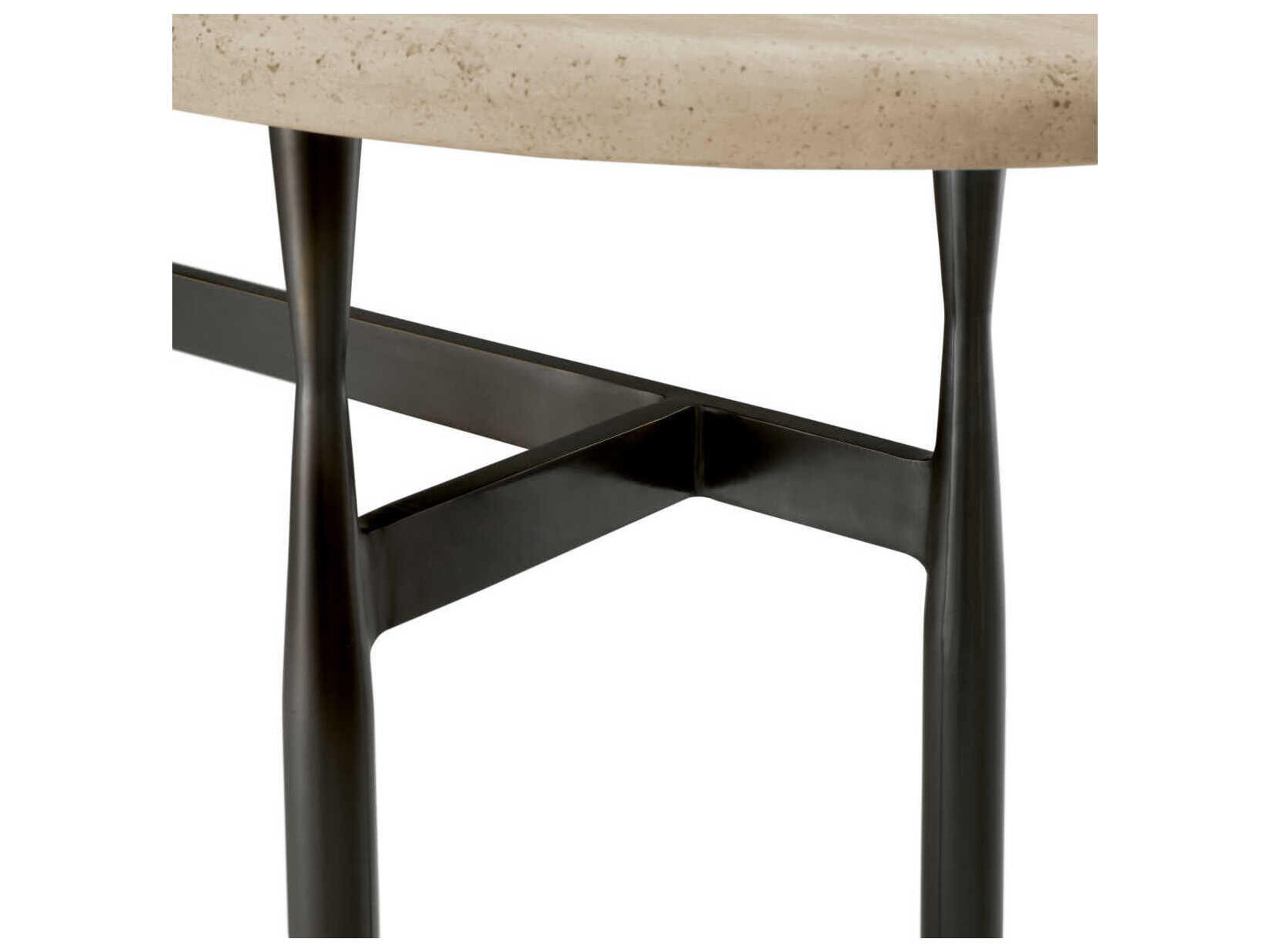 Eichholtz Palermo Travertine Console Table