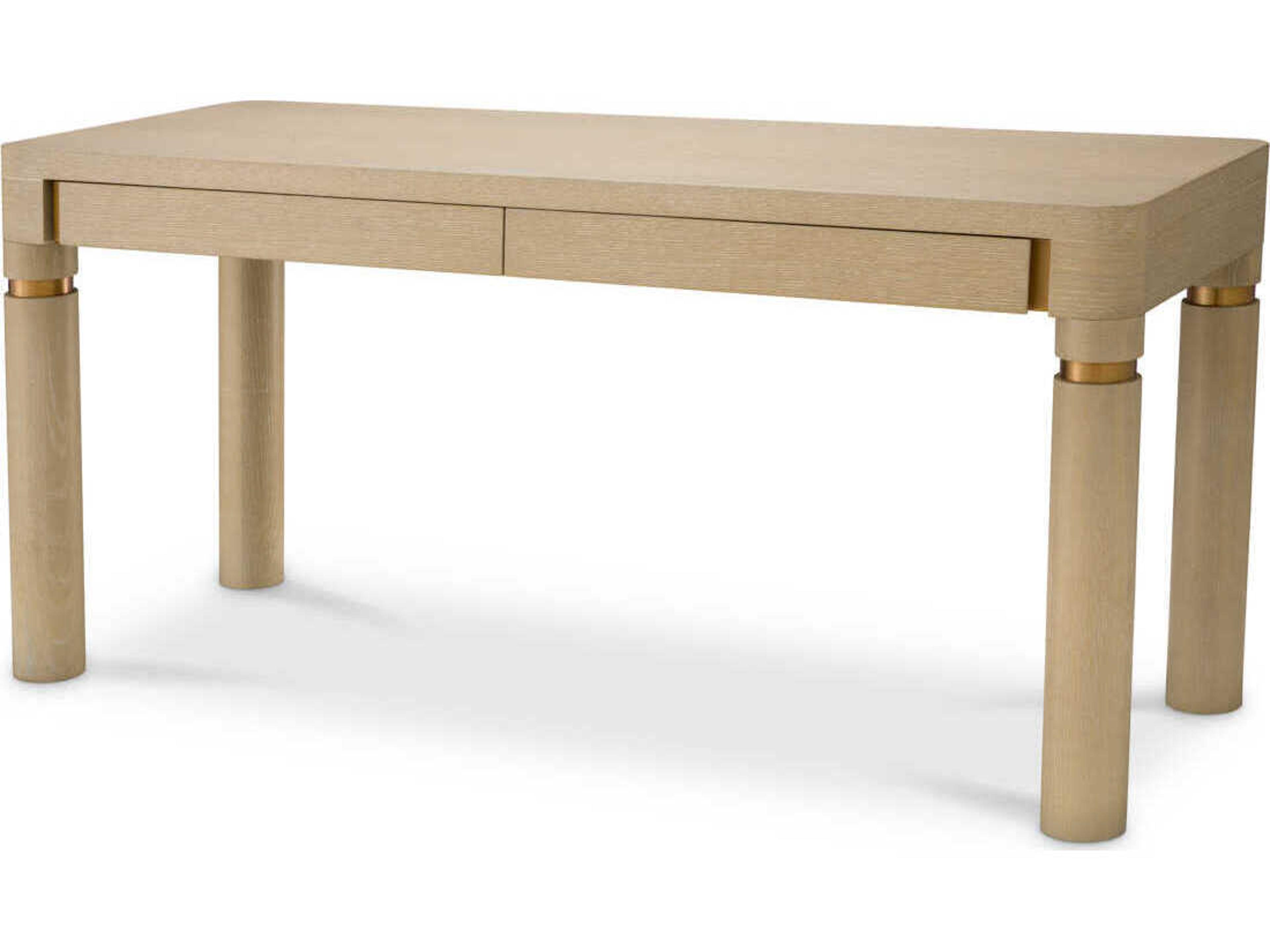 Carmel Washed Oak Veneer Desk