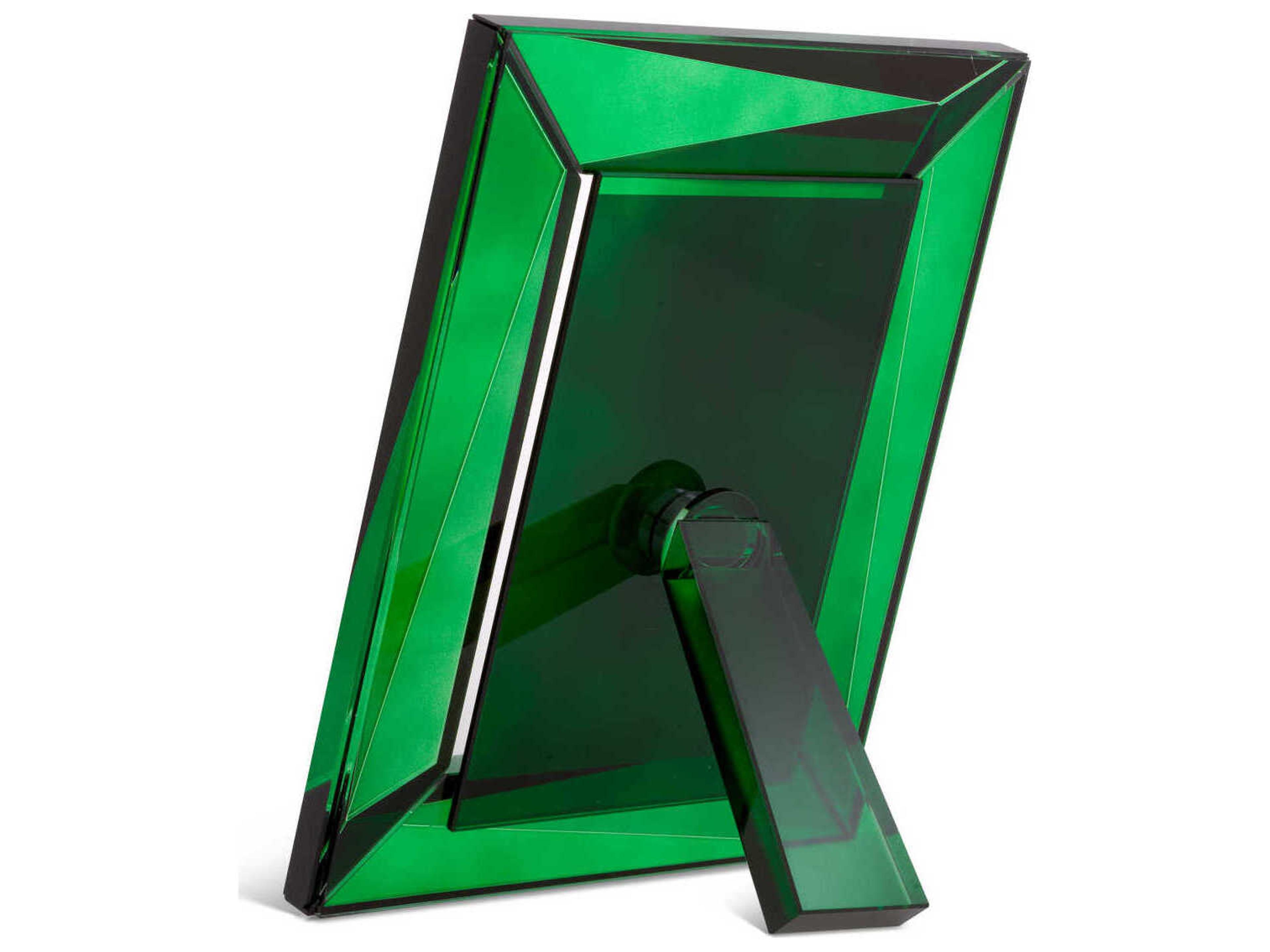 Eichholtz Obliquity L Green Crystal Glass Set of 2 Picture Frame