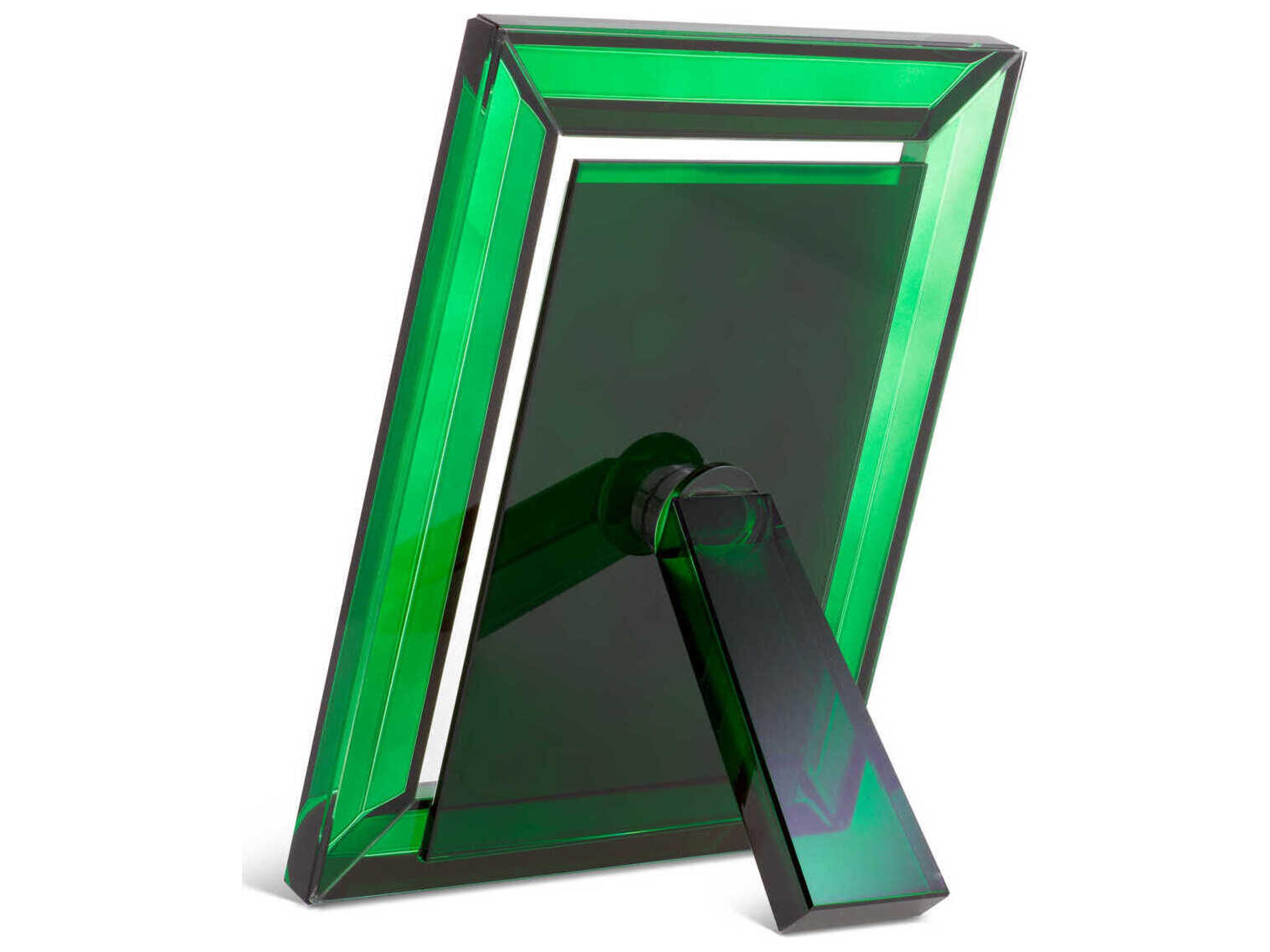 Eichholtz Theory L Green Crystal Glass Set of 2 Picture Frame
