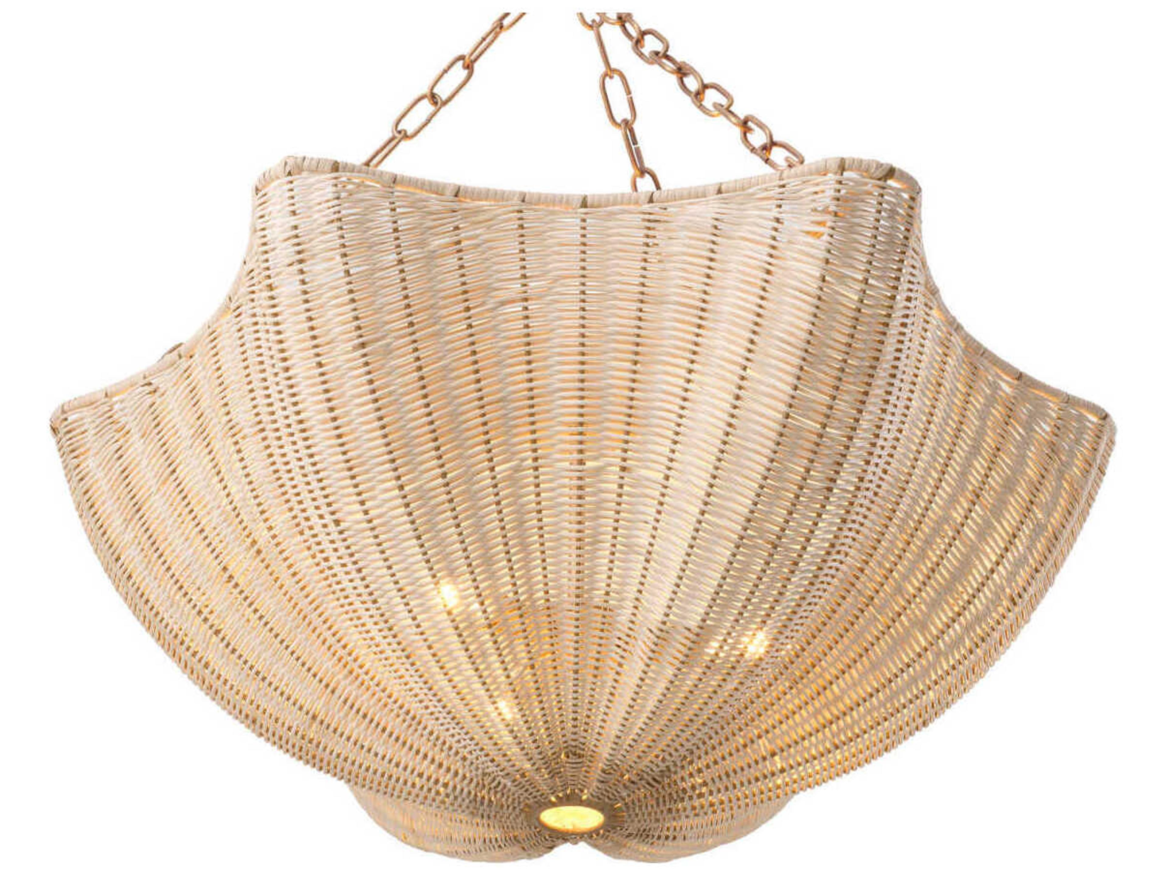 Eichholtz Los Palmos Natural Rattan Chandelier