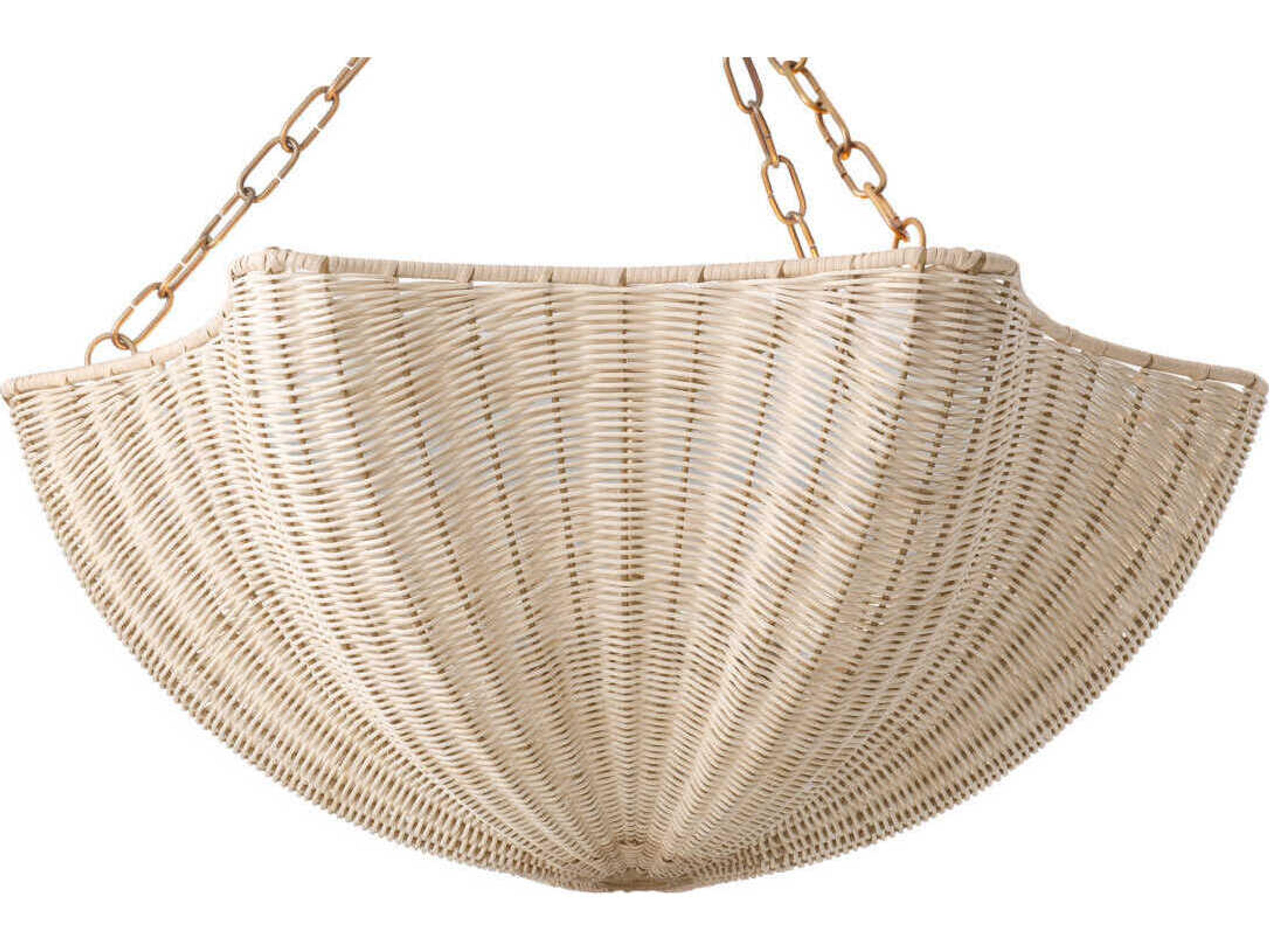 Eichholtz Los Palmos Natural Rattan Chandelier