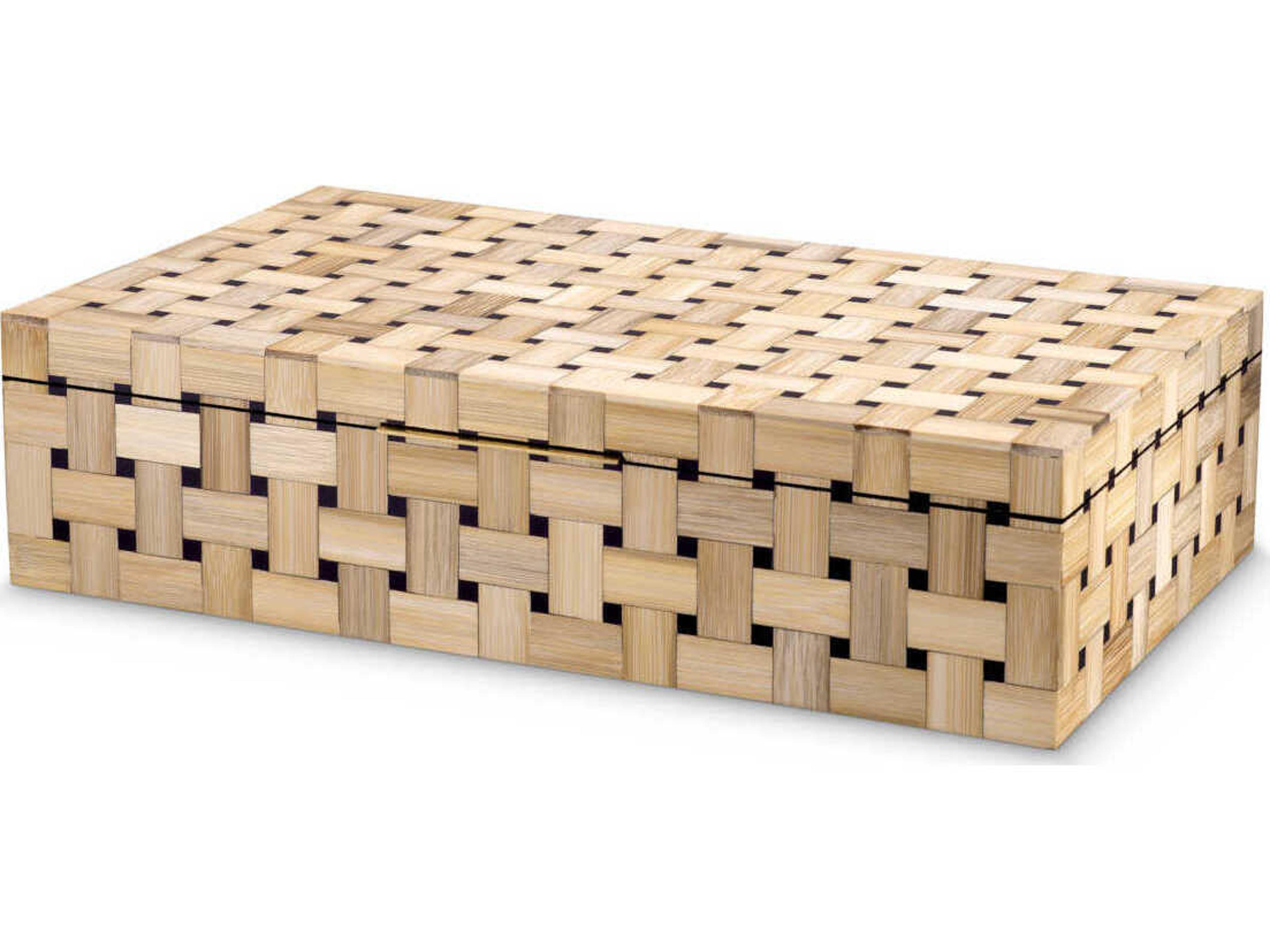 Girona Straw Marquetry Box