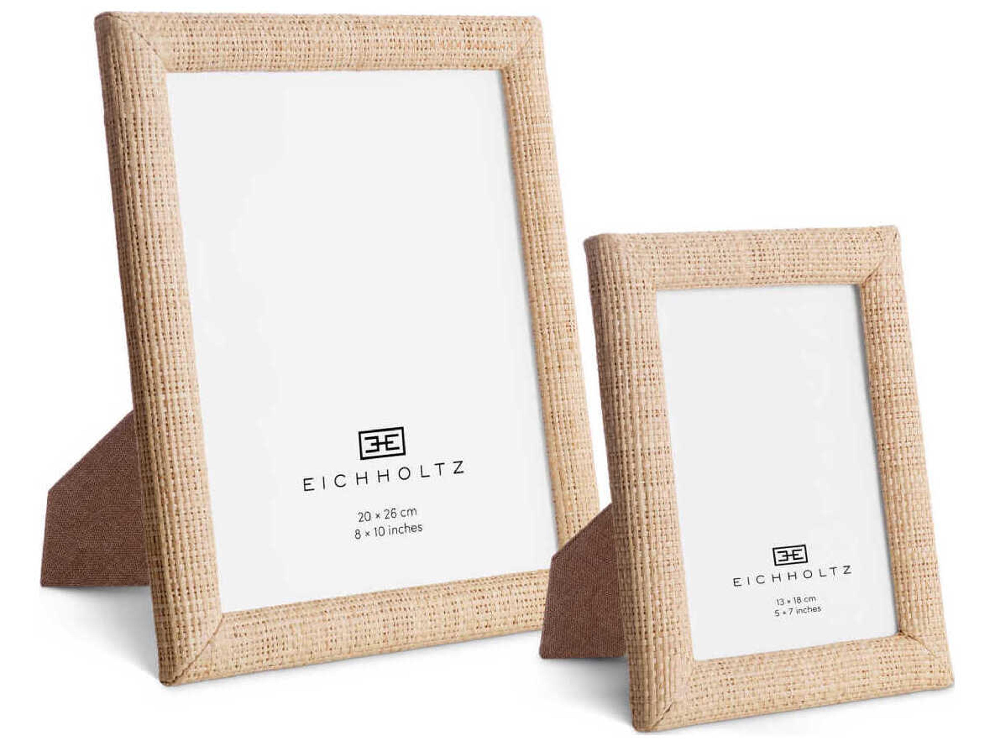 Pamplona Natural Raffia Set of 2 Picture Frame