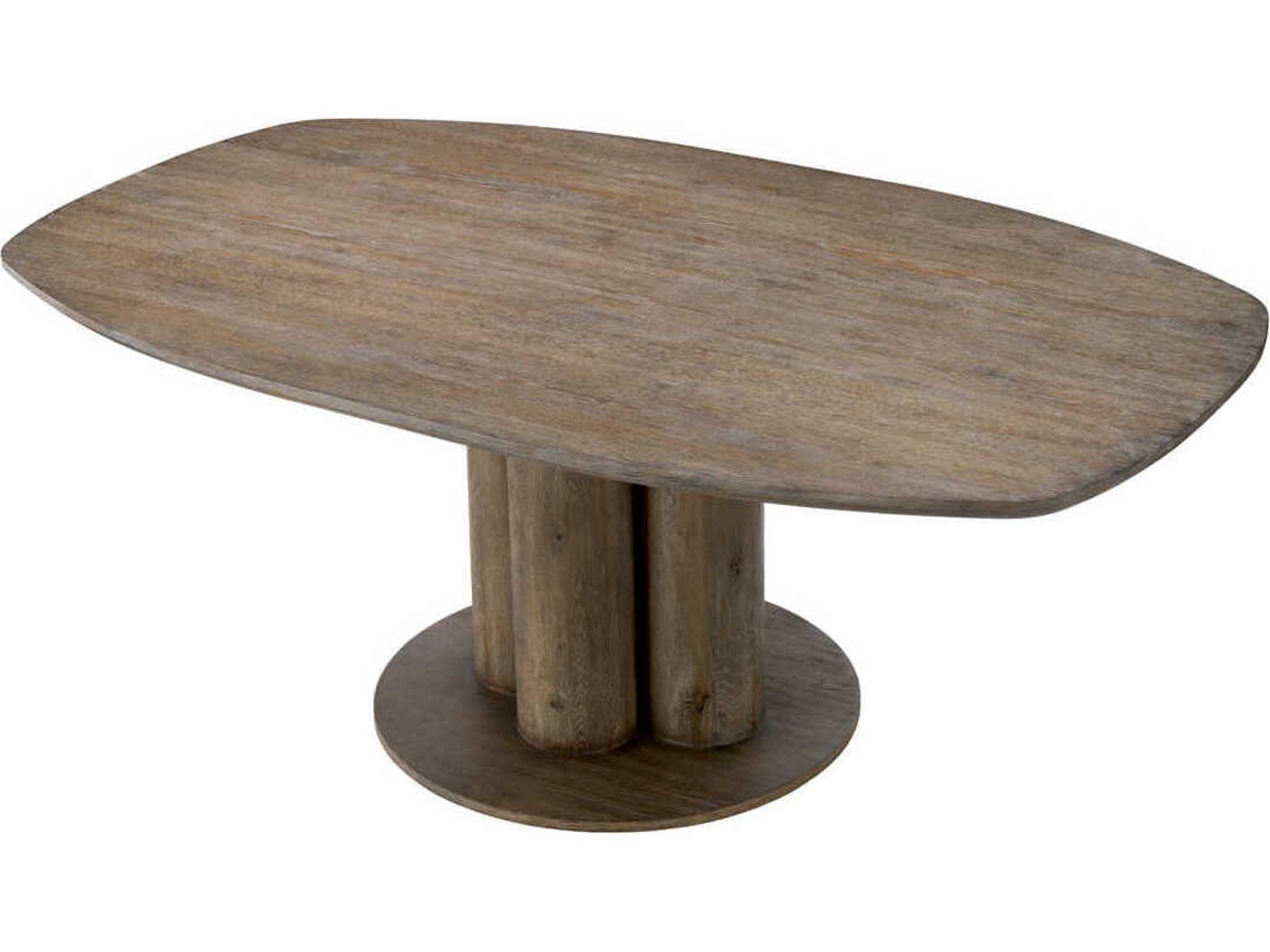 Eichholtz Westwood Silverstone Oak Veneer Dining Table