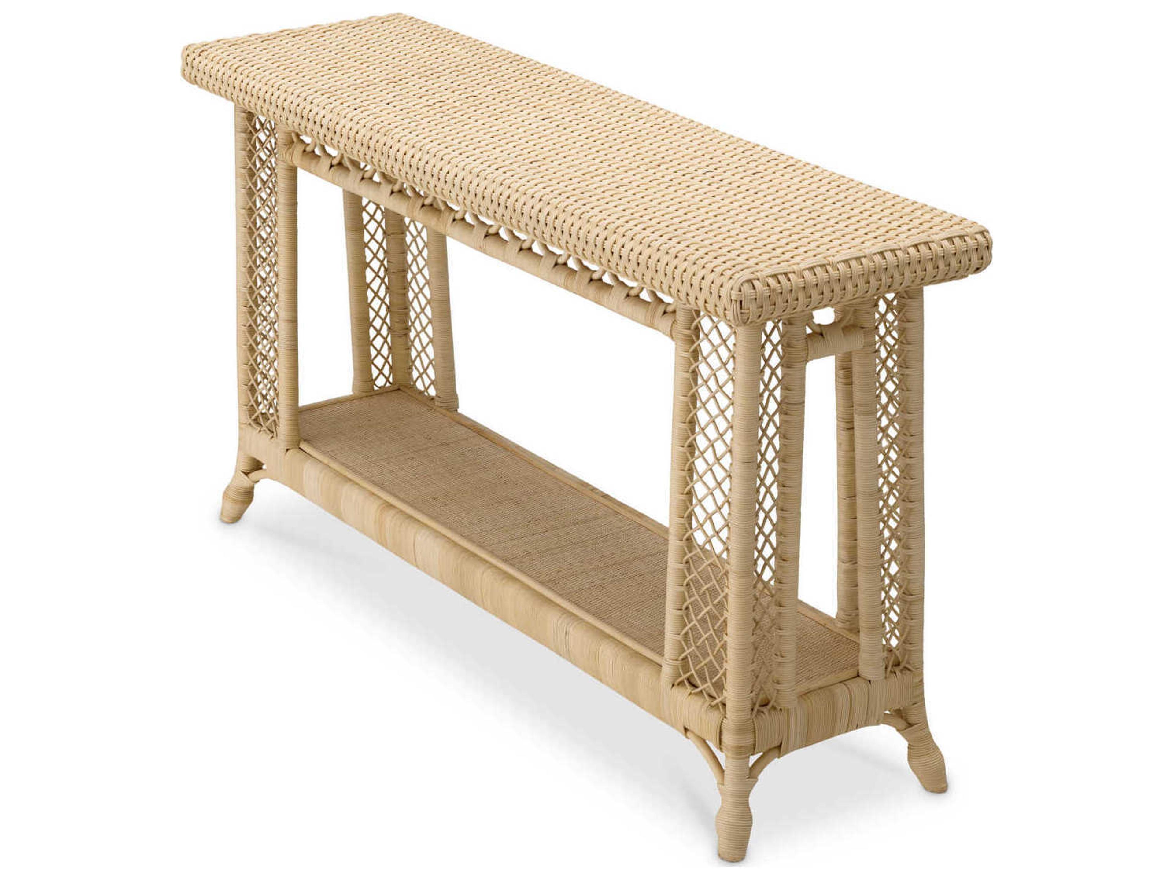 Eichholtz Saba Natural Rattan Console Table