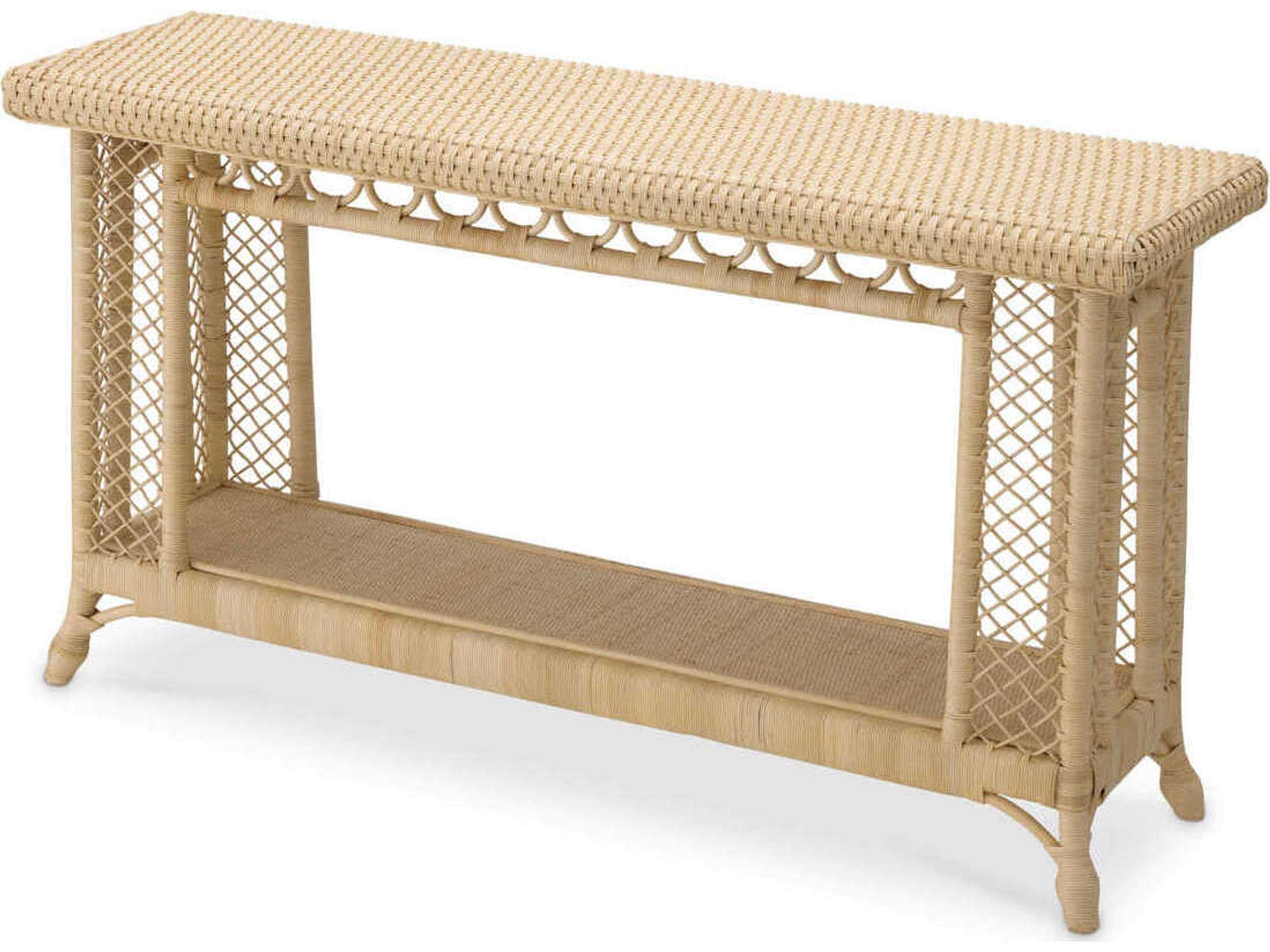 Eichholtz Saba Natural Rattan Console Table