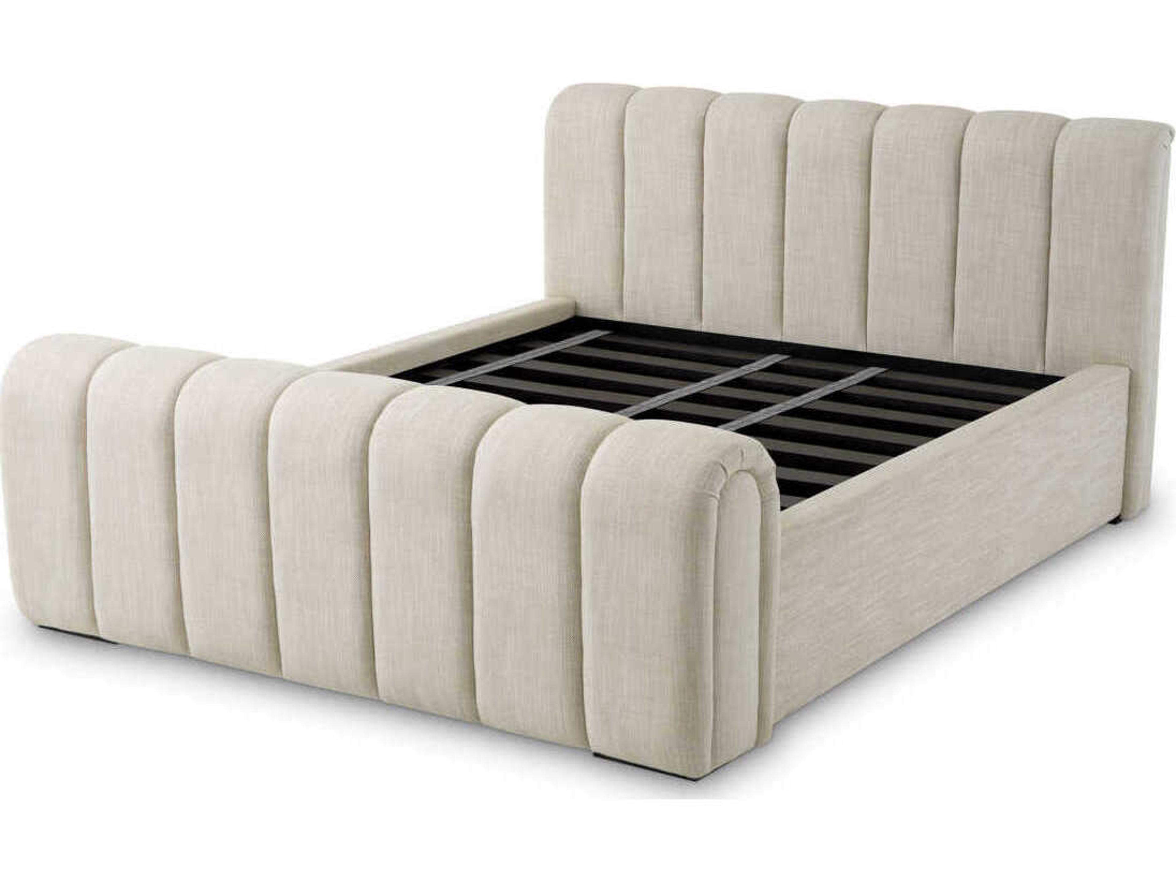 Eichholtz Kayden King Size Albury Beige Bed Frame