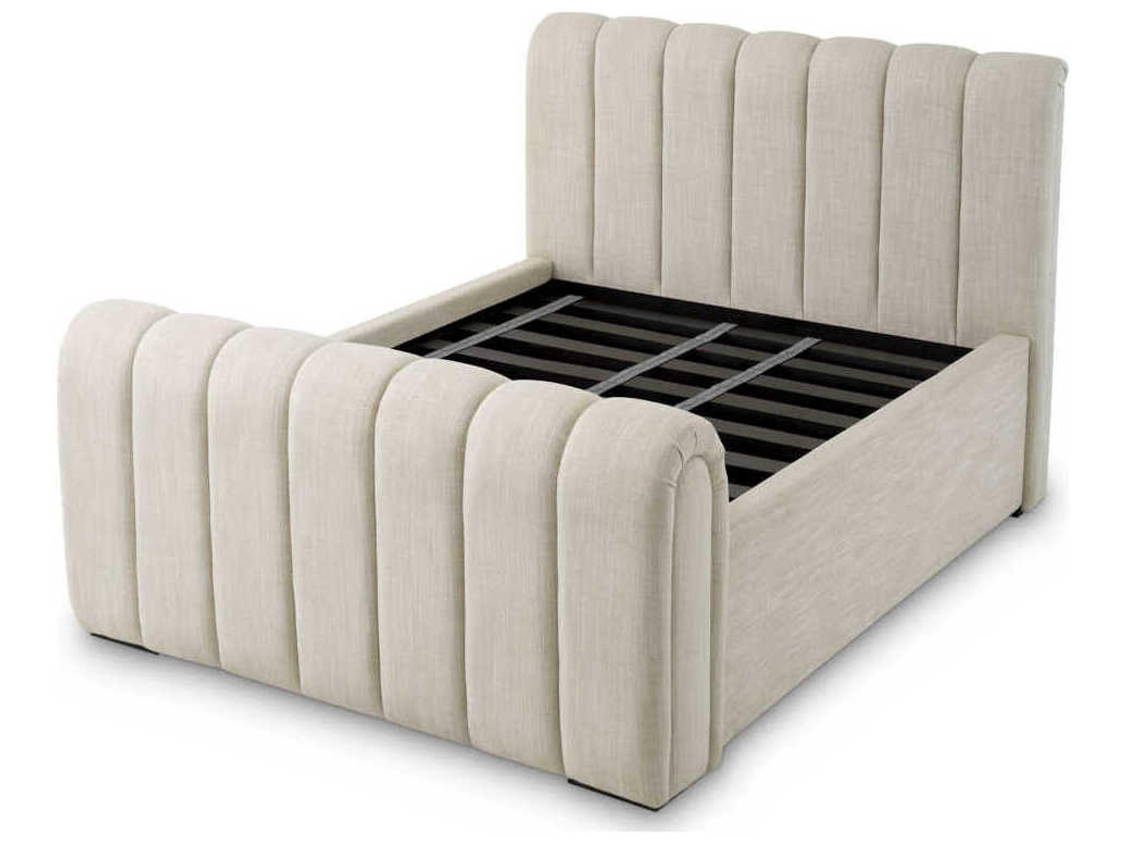 Eichholtz Kayden Queen Size Albury Beige Bed Frame