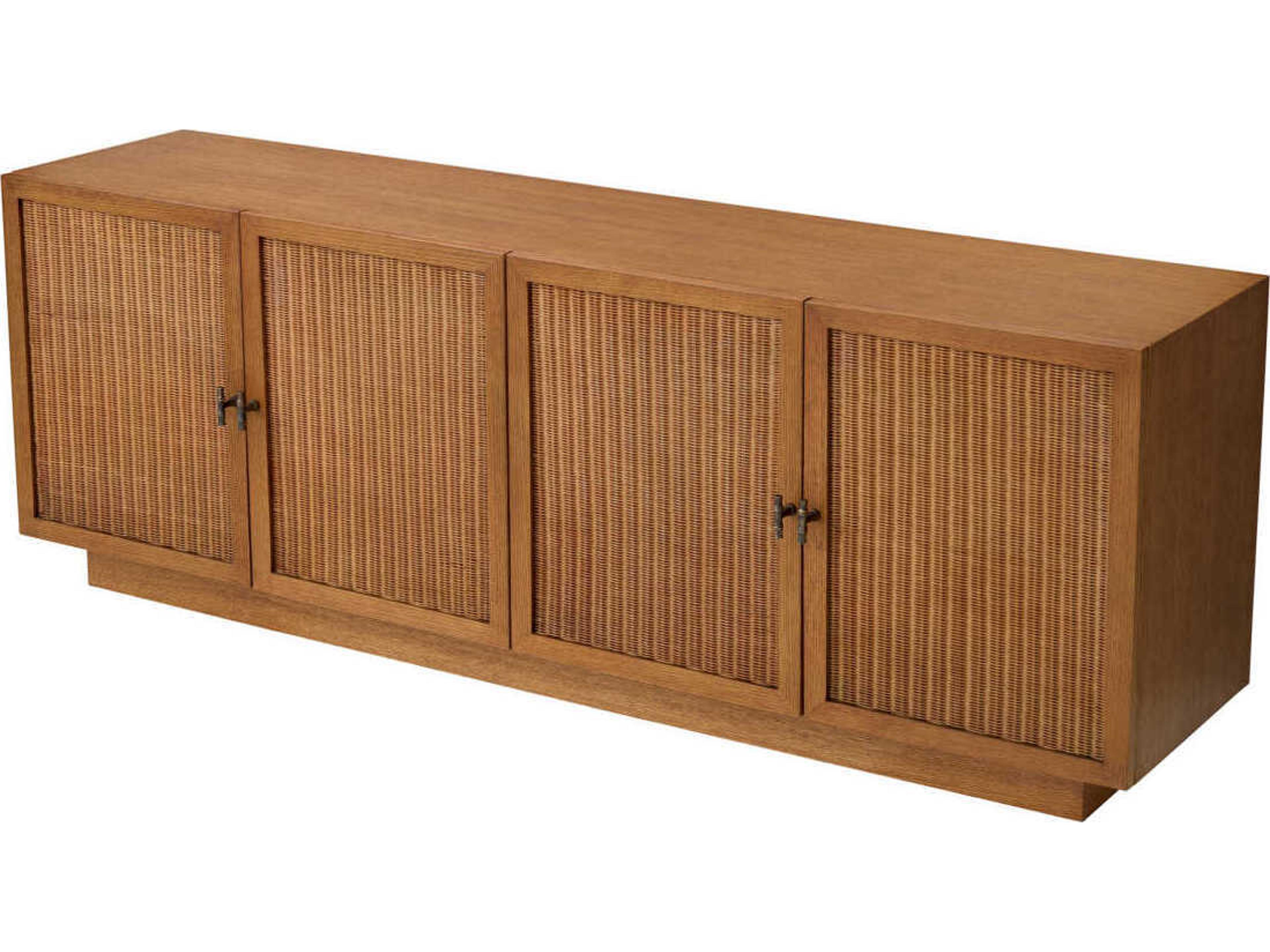 Eichholtz Borchard Caramel Oak Veneer Dresser