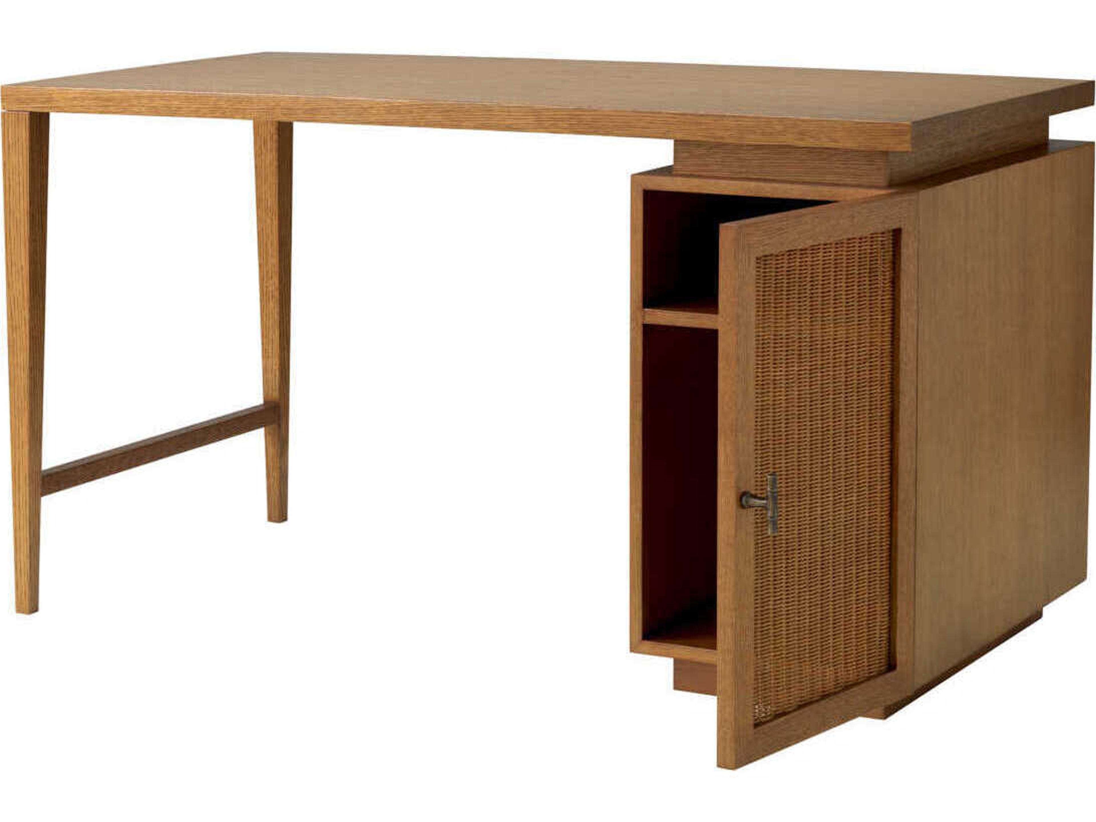 Eichholtz Borchard Caramel Oak Veneer Desk