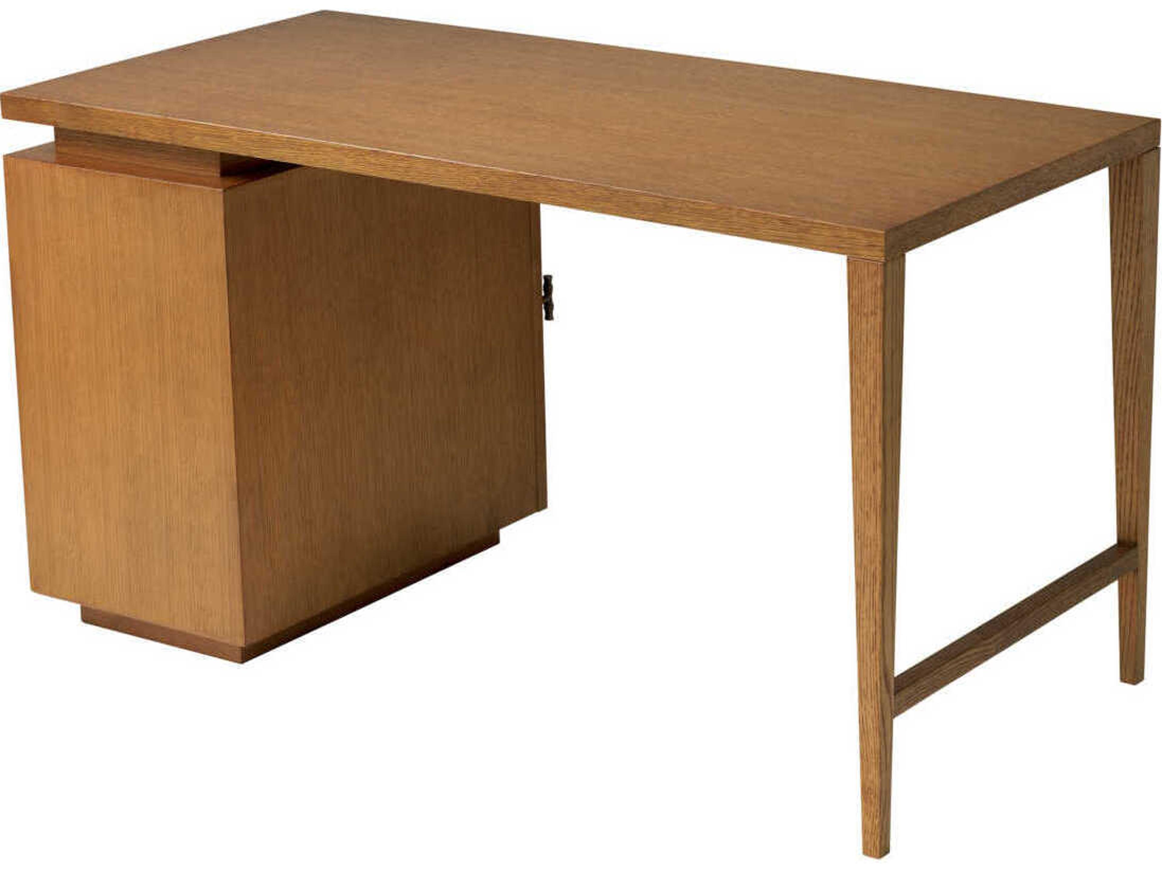 Eichholtz Borchard Caramel Oak Veneer Desk