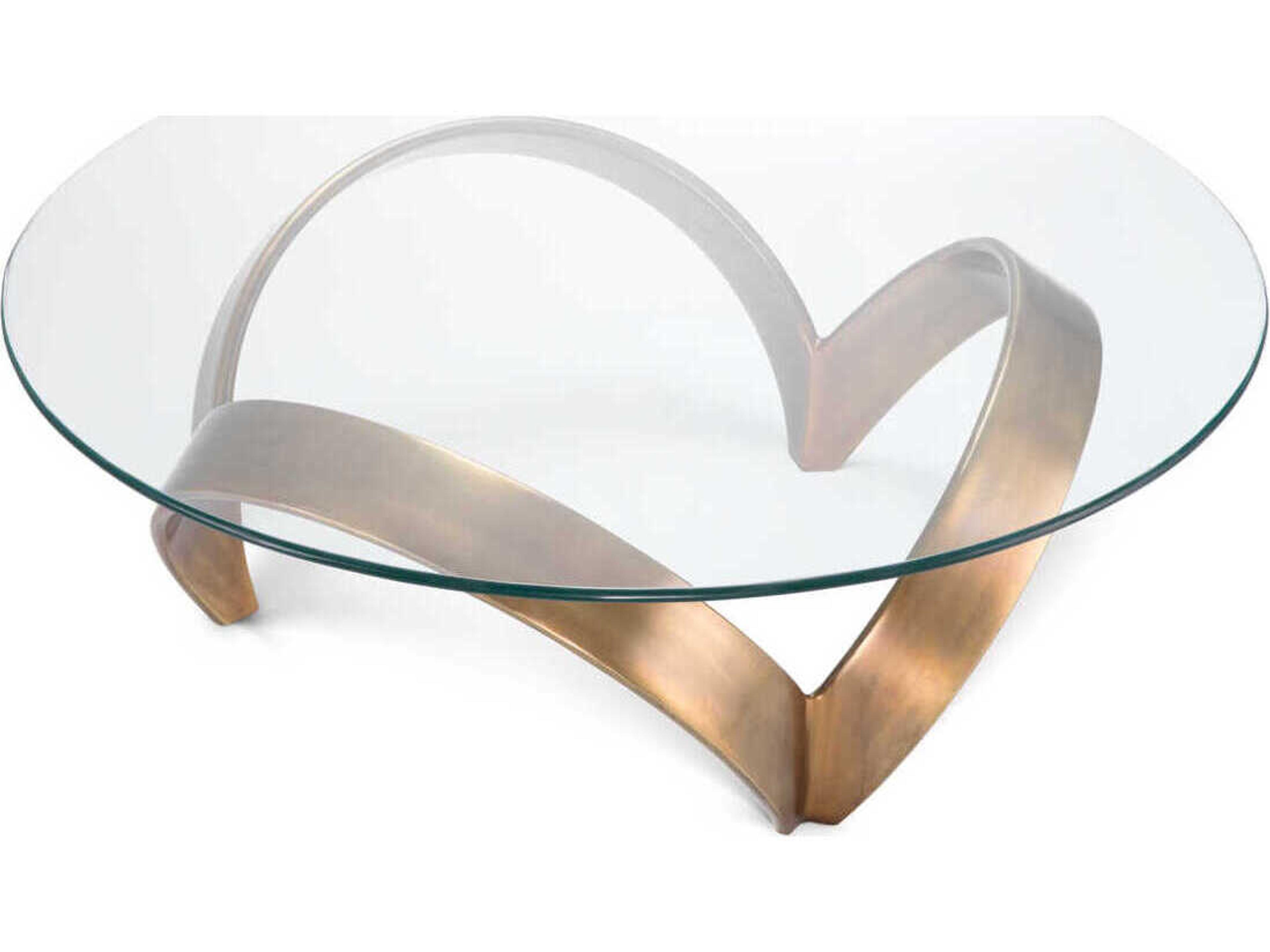 Eichholtz Soquel Vintage Brass Coffee Table