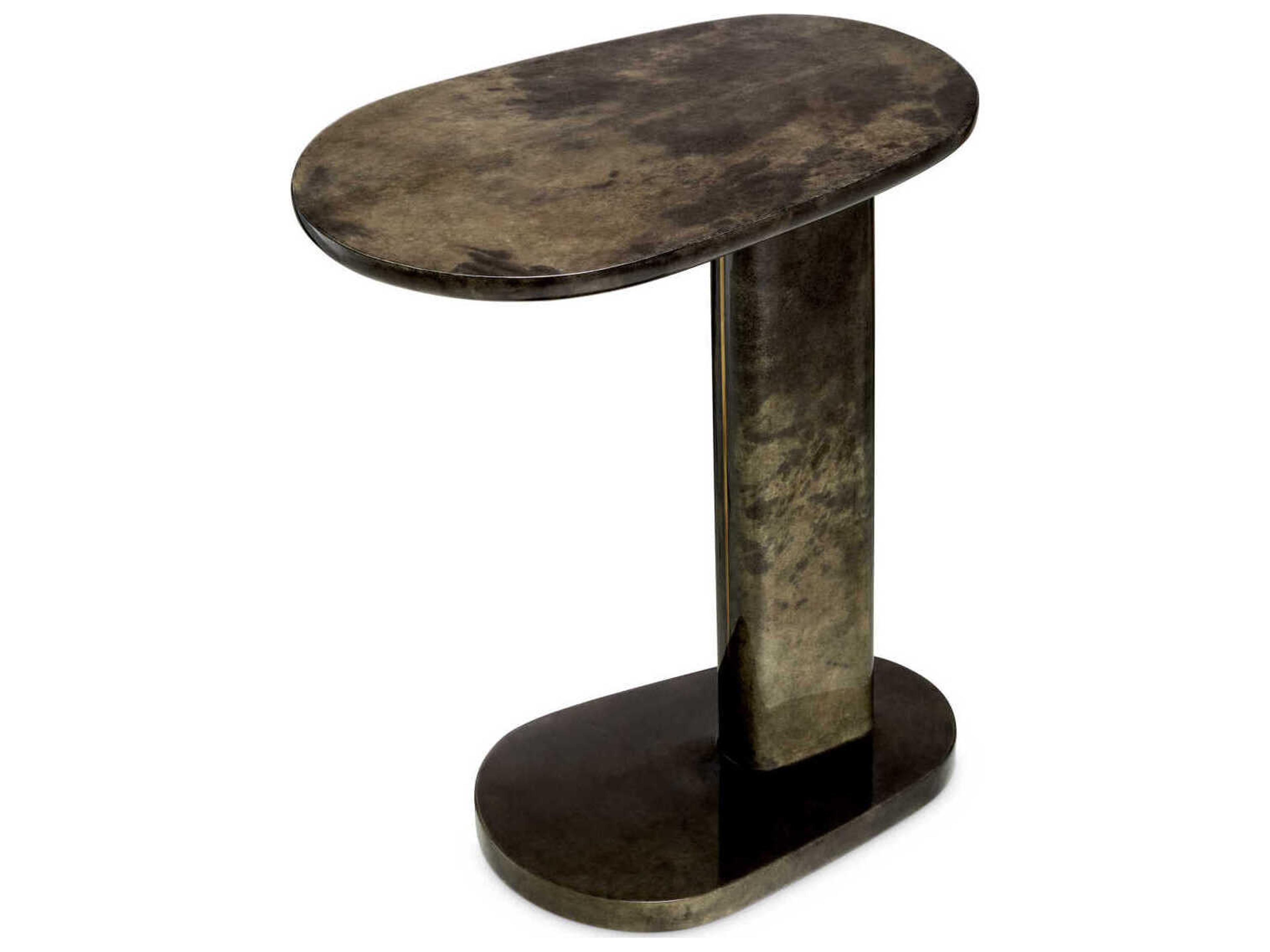 Eichholtz Manuel High Gloss Grey Side Table