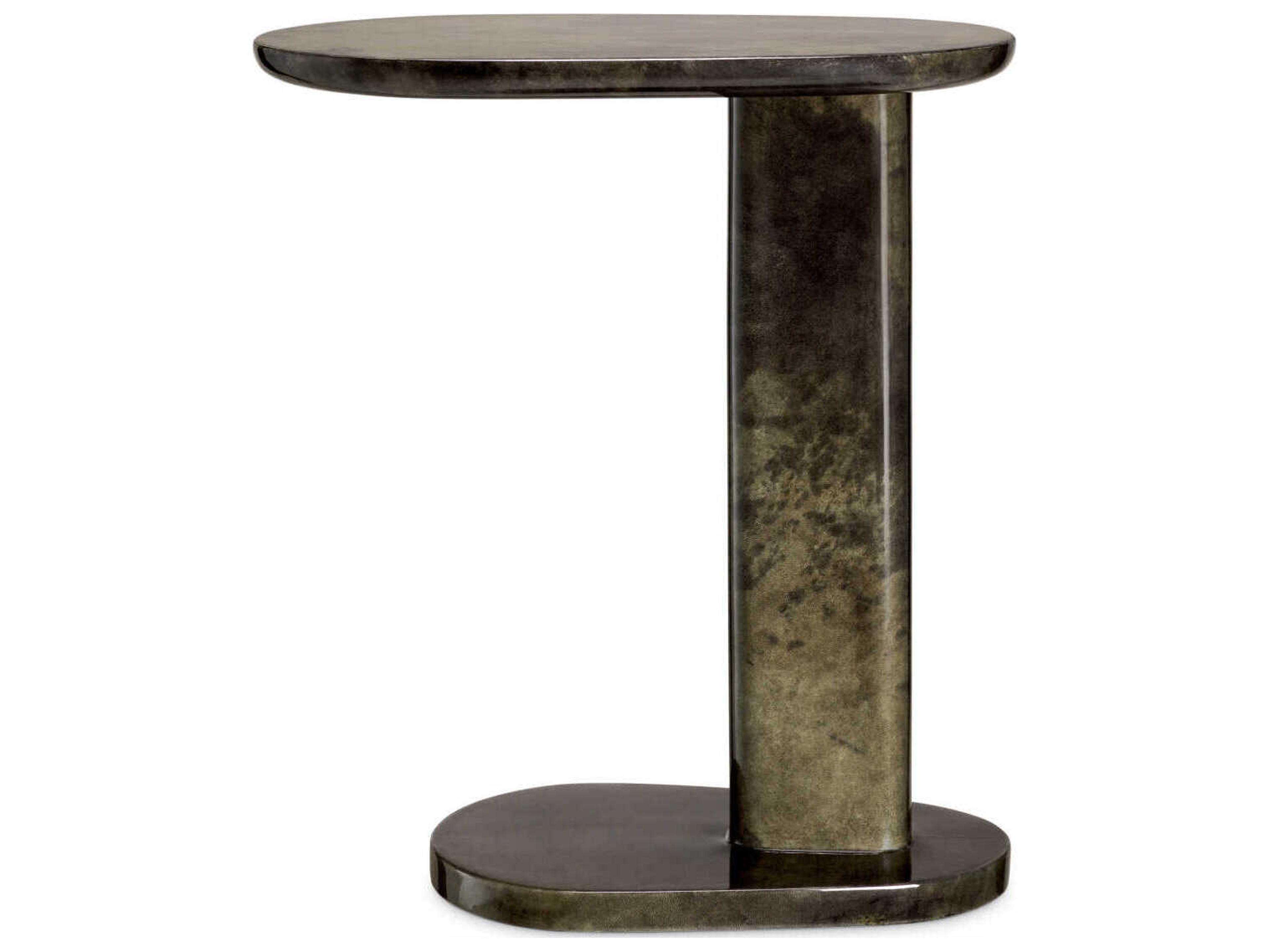 Eichholtz Manuel High Gloss Grey Side Table