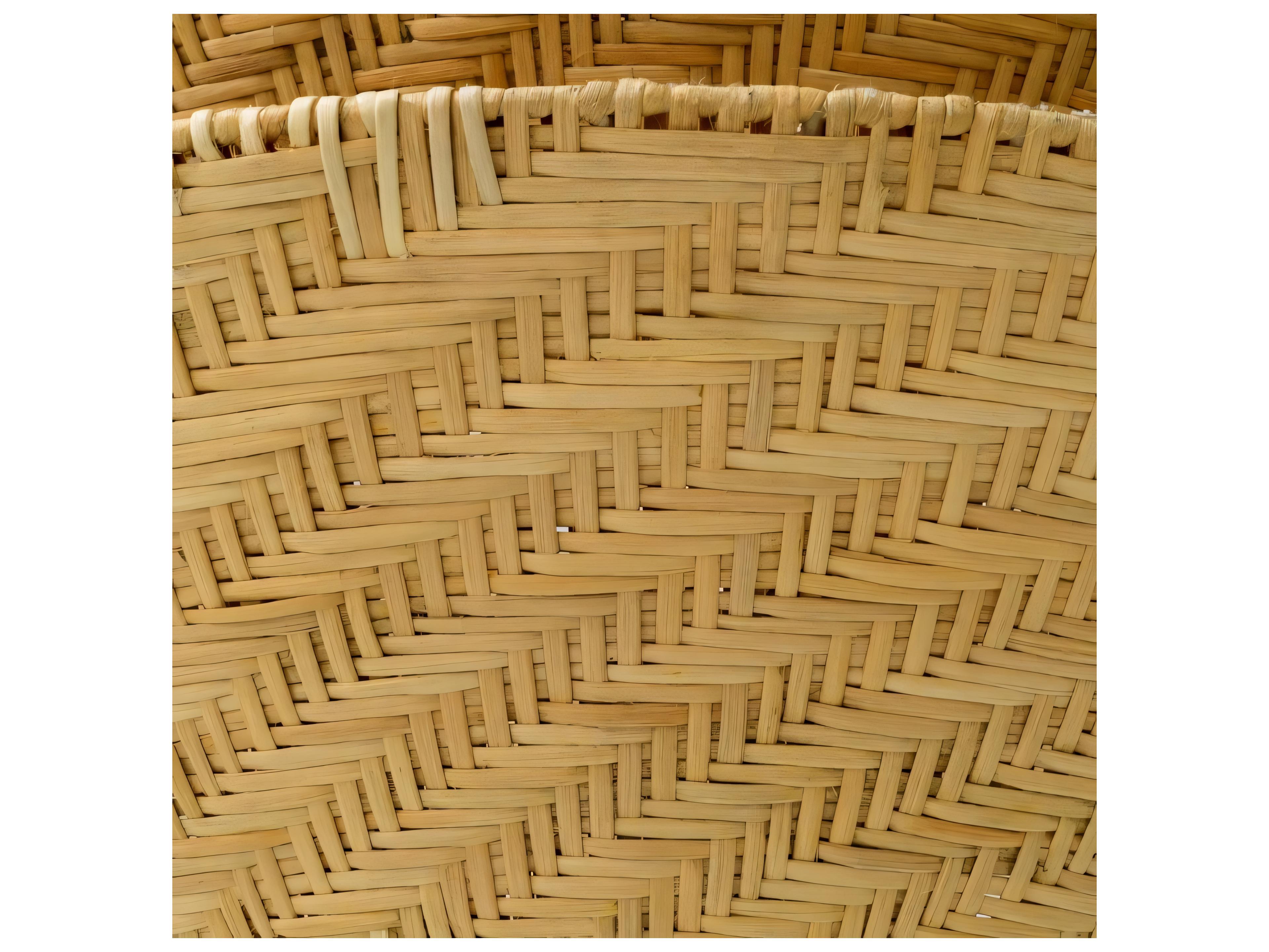 Eichholtz Natural Rattan X Vintage Brass Tiered Chandelier