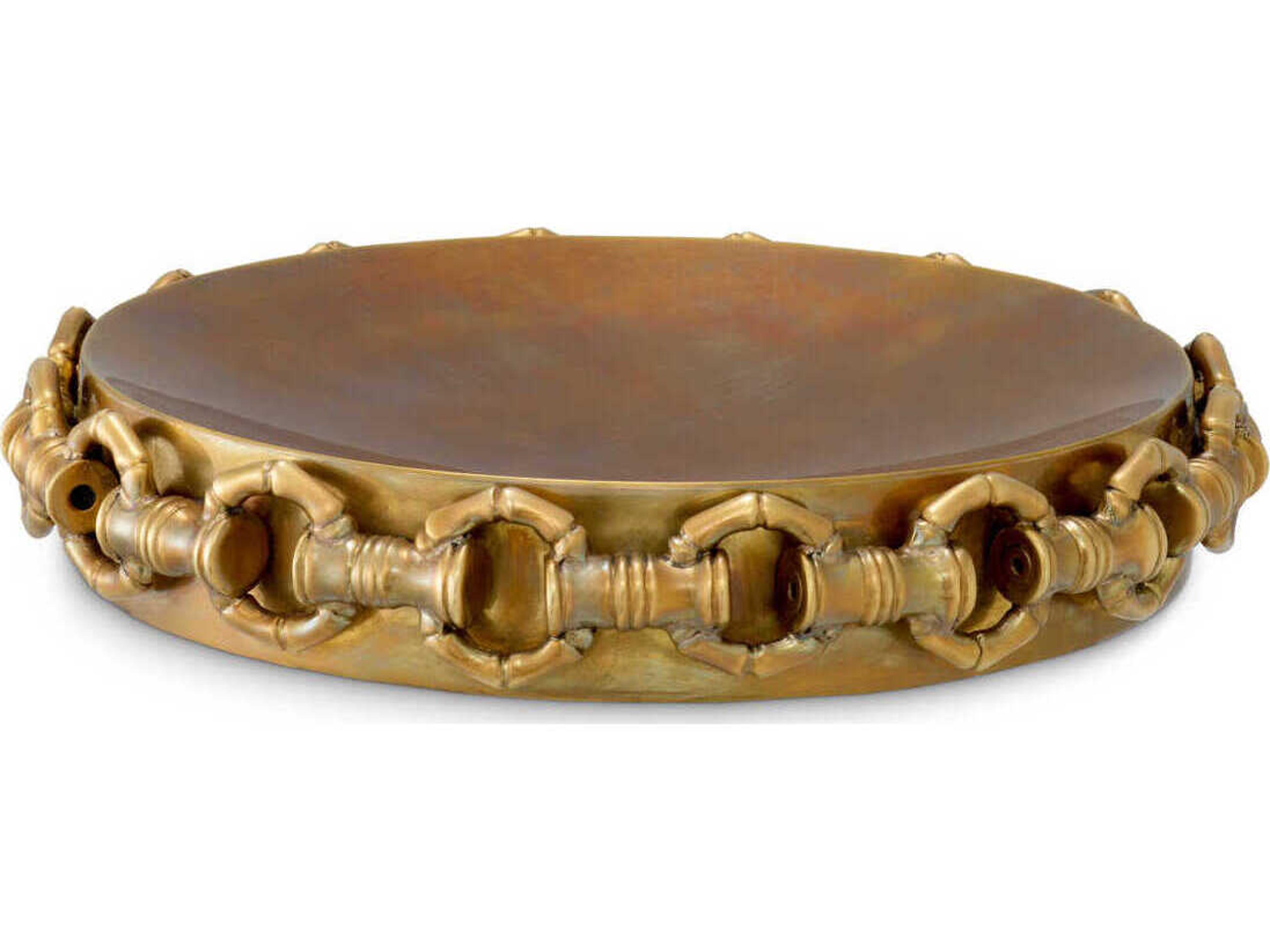 Clementine Vintage Brass Bowl