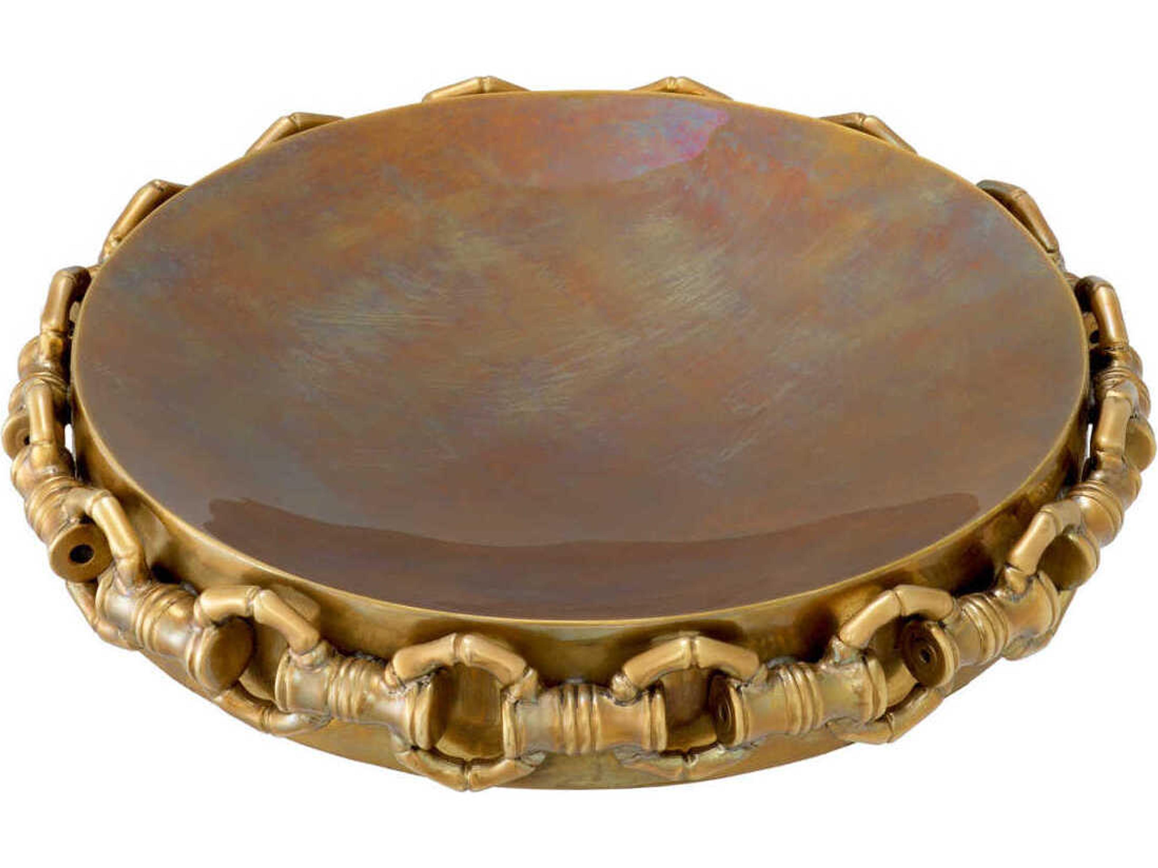 Eichholtz Clementine Vintage Brass Bowl
