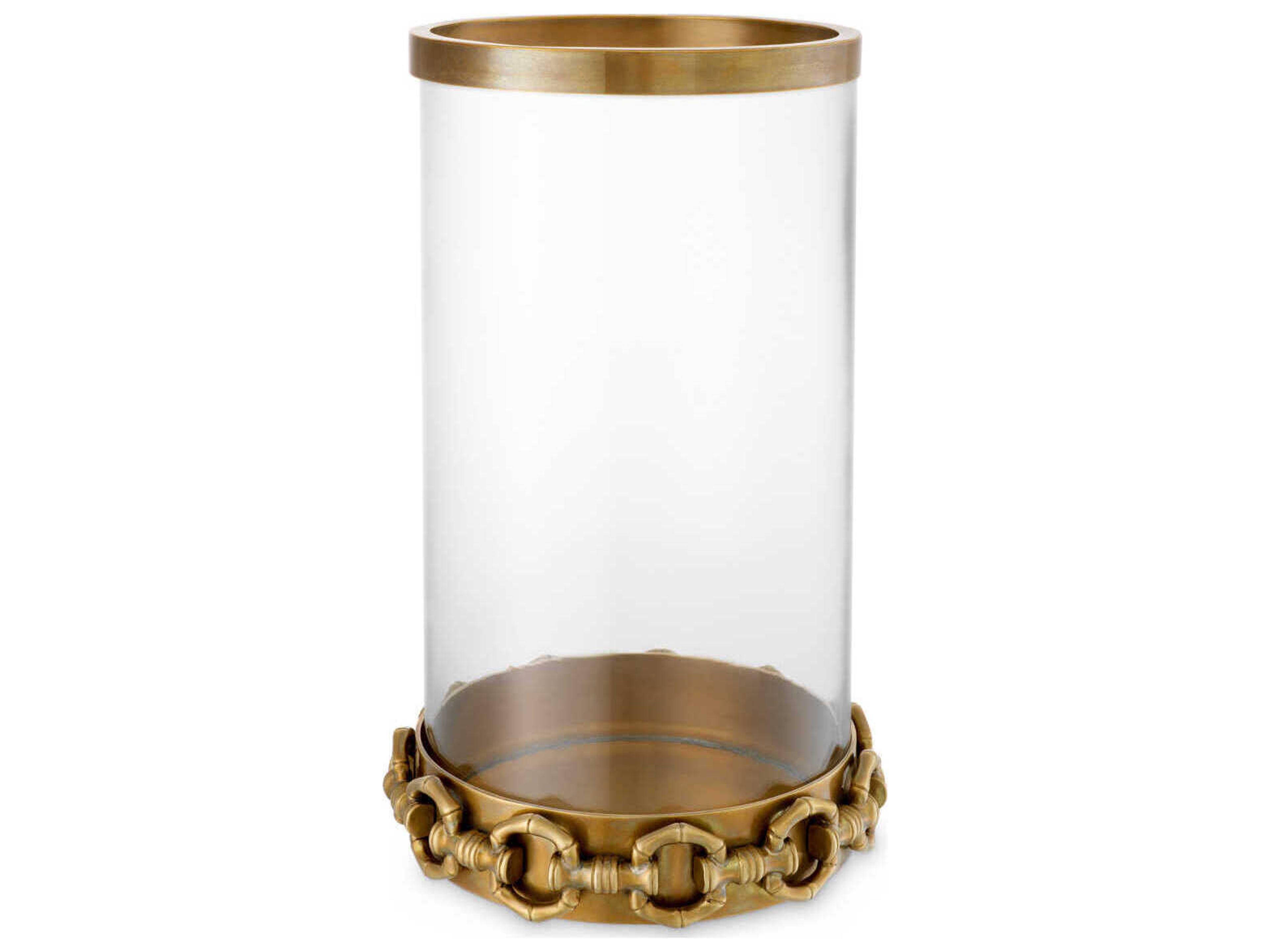 Eichholtz Clementine L Vintage Brass Hurricane