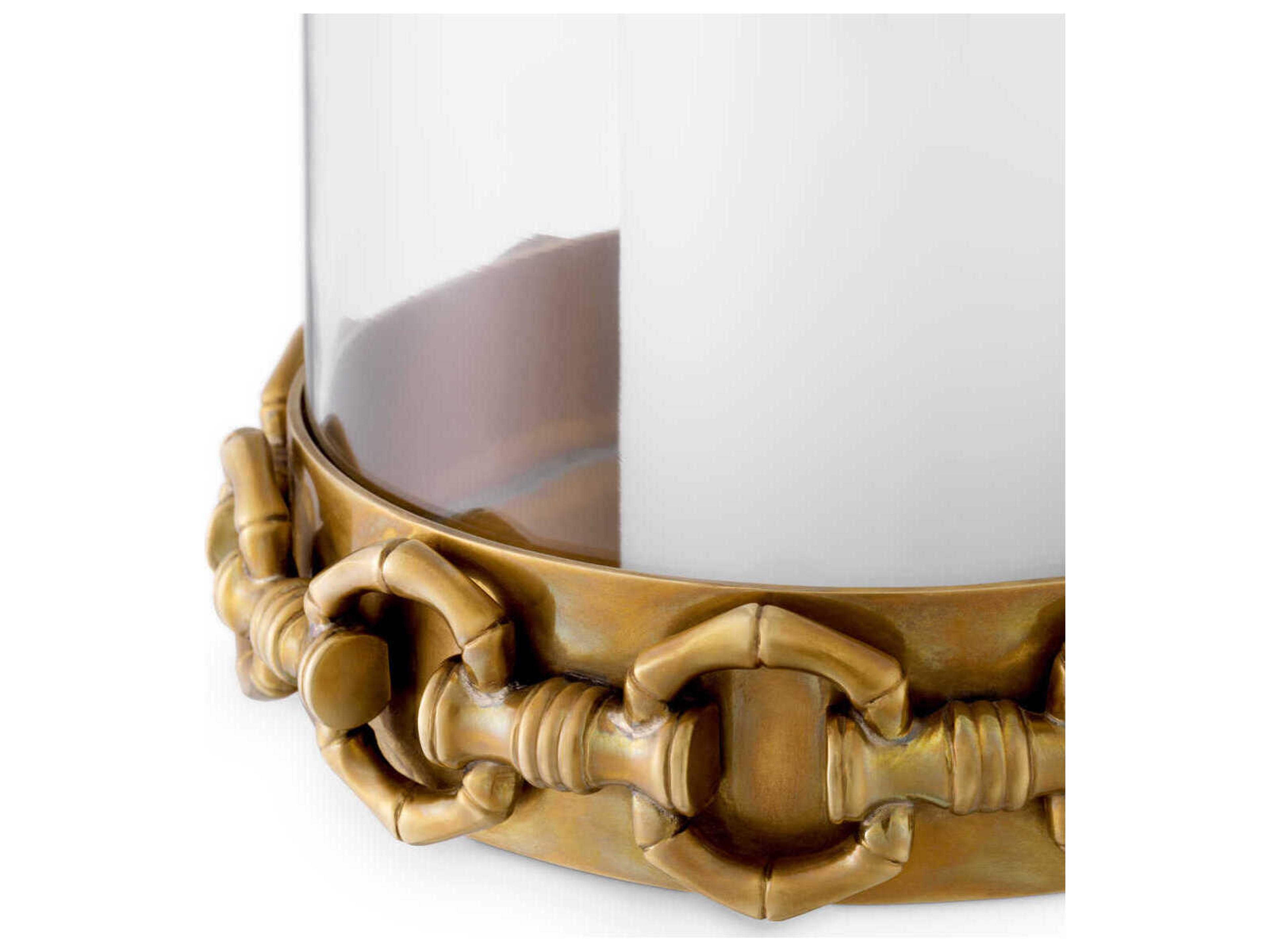 Eichholtz Clementine L Vintage Brass Hurricane