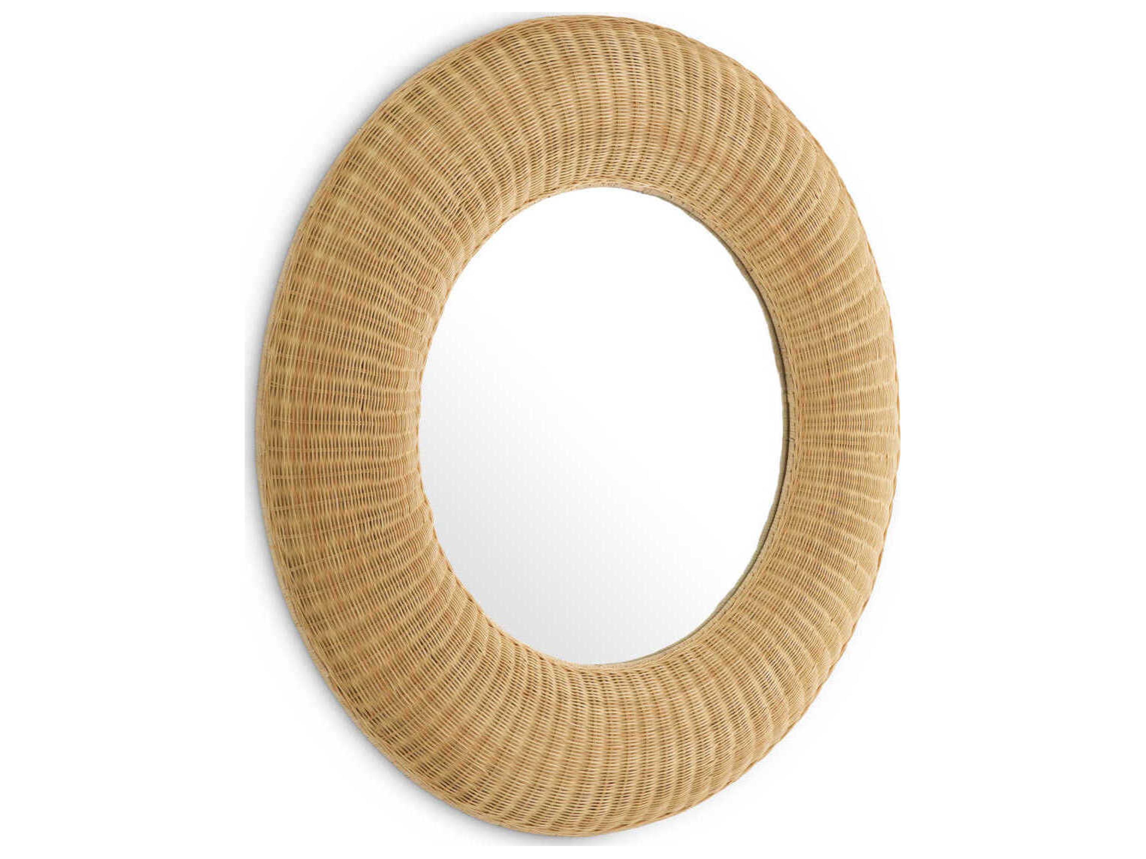 Idora Natural Rattan Mirror