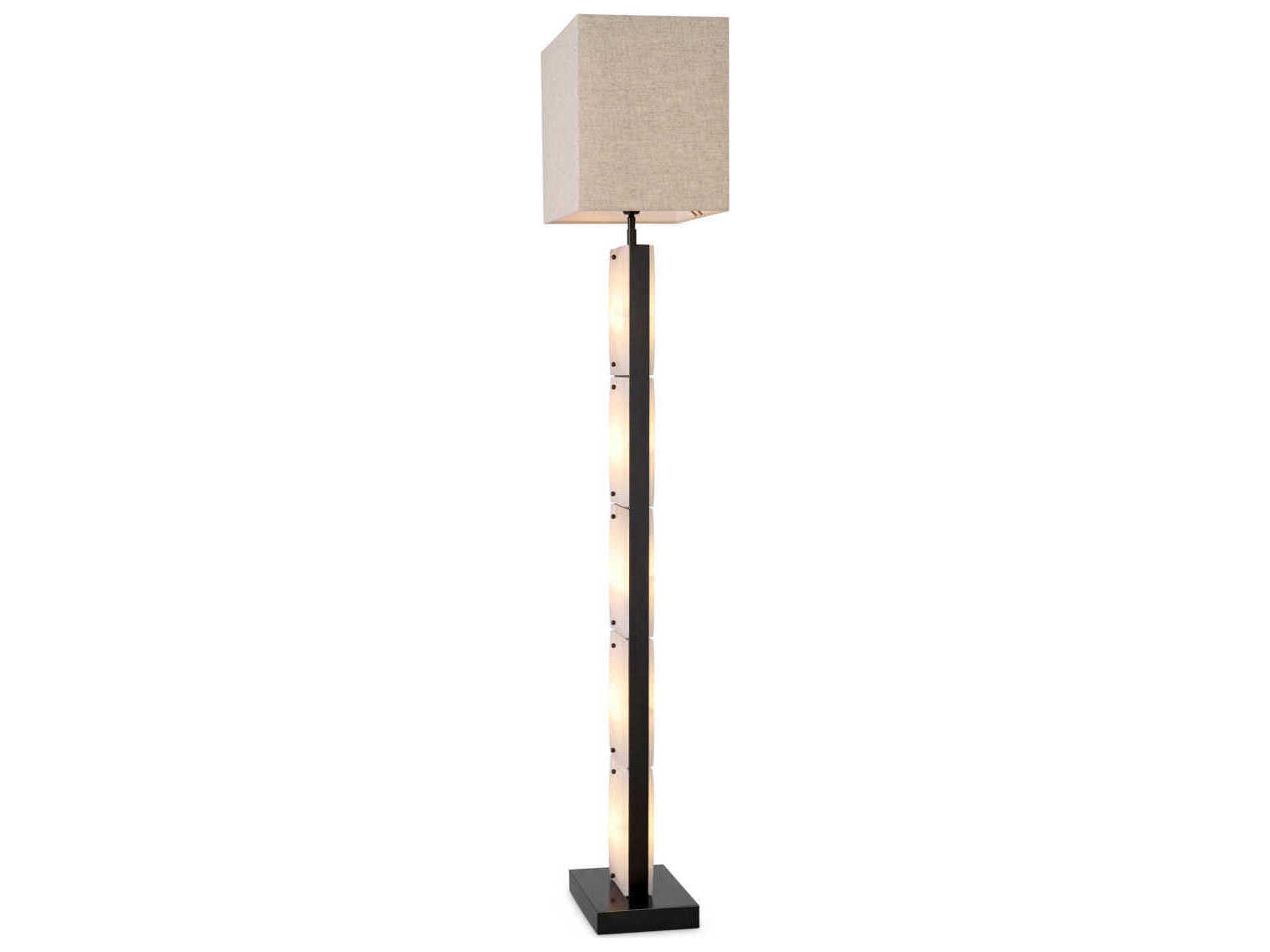 Eichholtz Ortiz Bronze Highlight Incl Shade Floor Lamp
