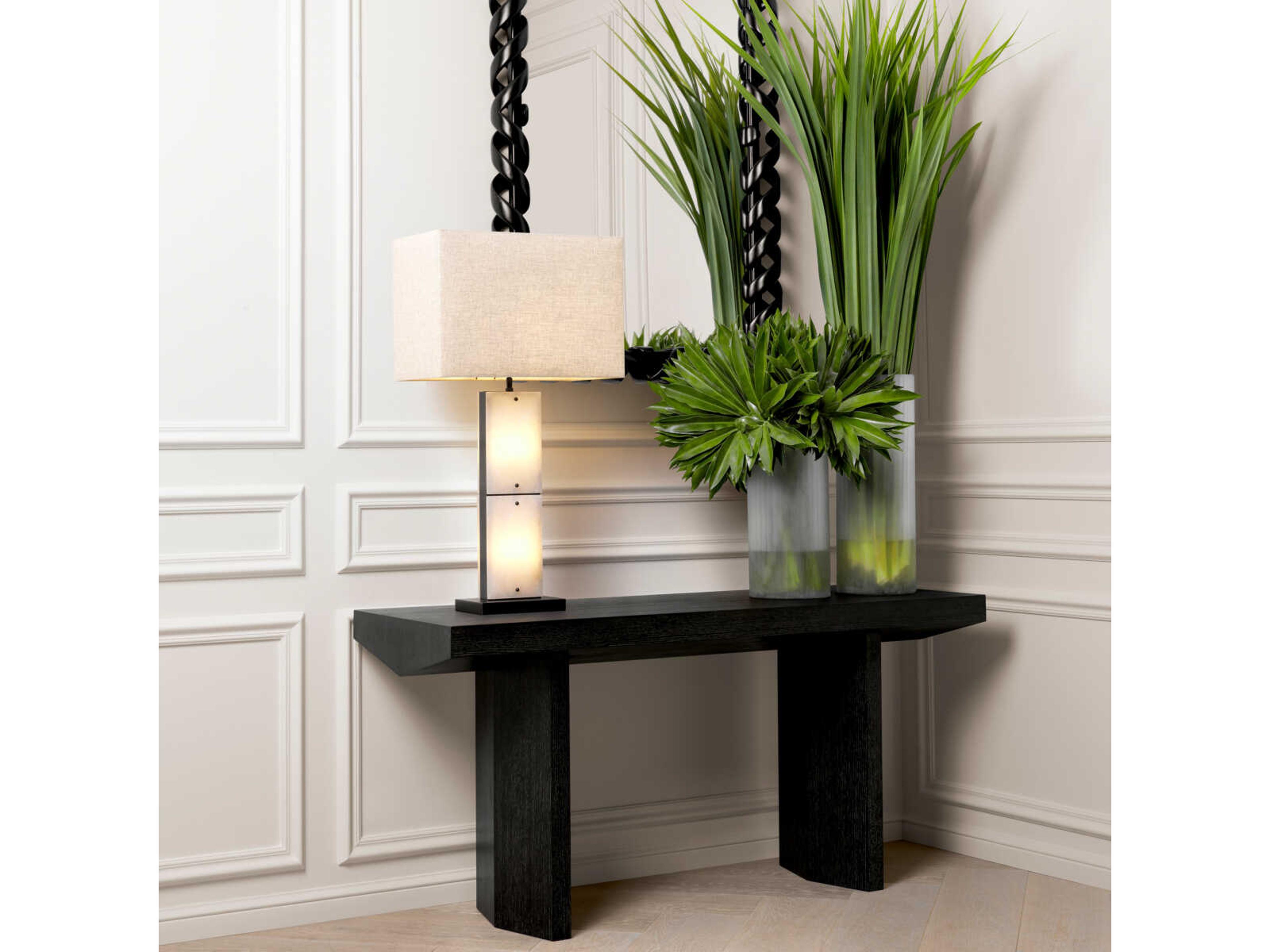 Eichholtz Ortiz Bronze Highlight Incl Shade Table Lamp