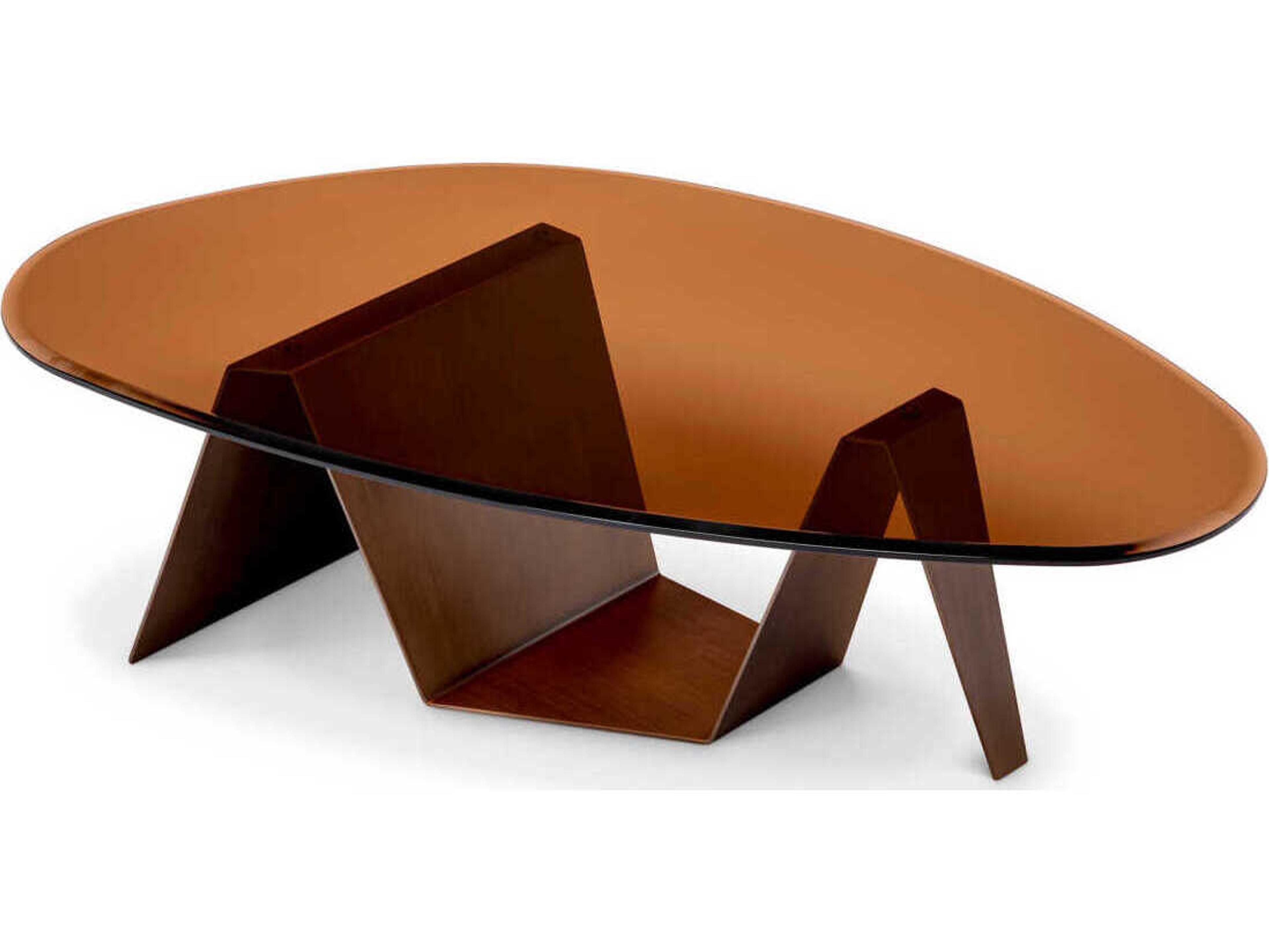 Eichholtz Lavello Dark Brushed Brass Coffee Table