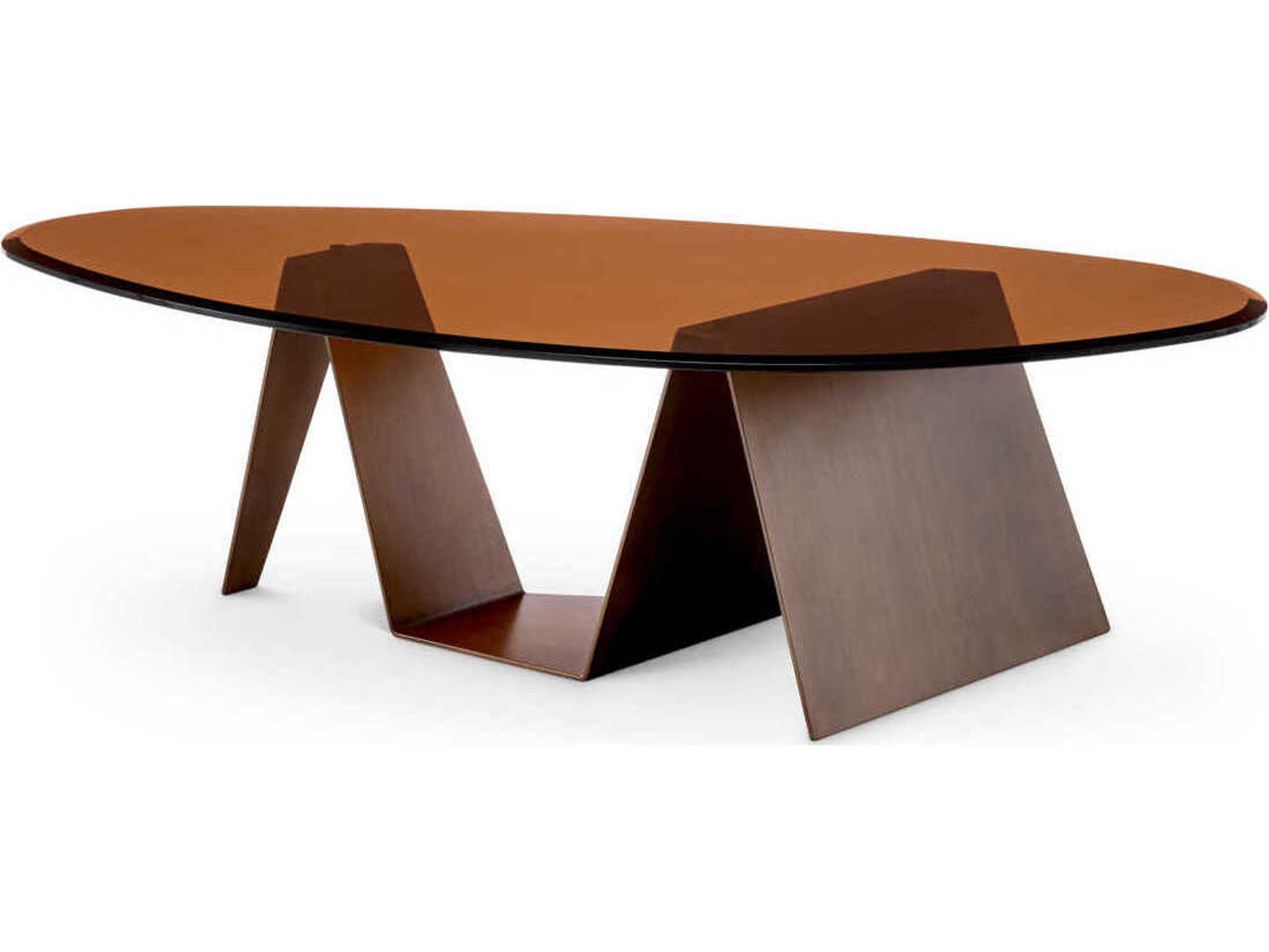 Eichholtz Lavello Dark Brushed Brass Coffee Table