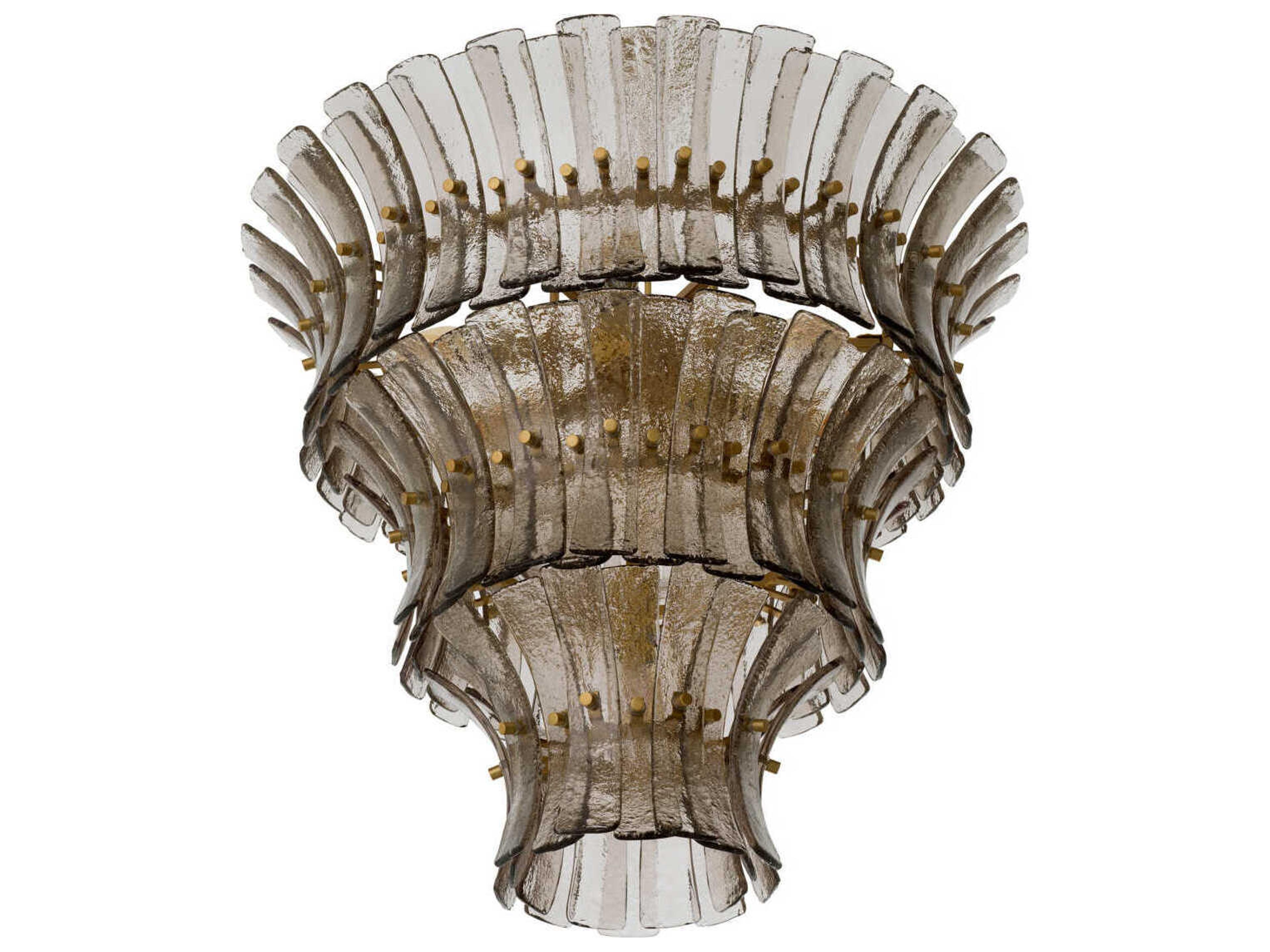 Eichholtz Toscano Smoke Glass Chandelier