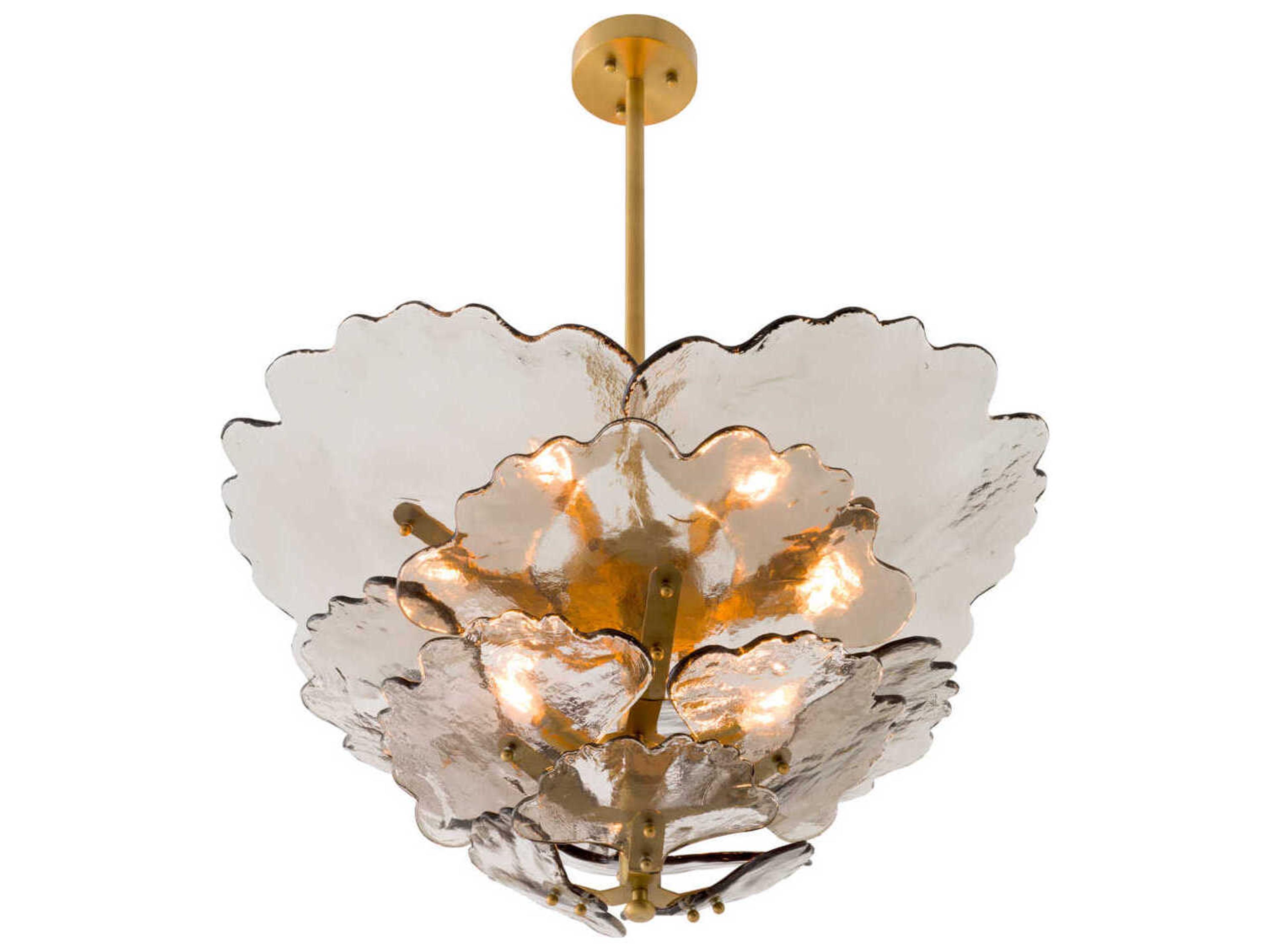 Eichholtz Florina Smoke Glass Chandelier