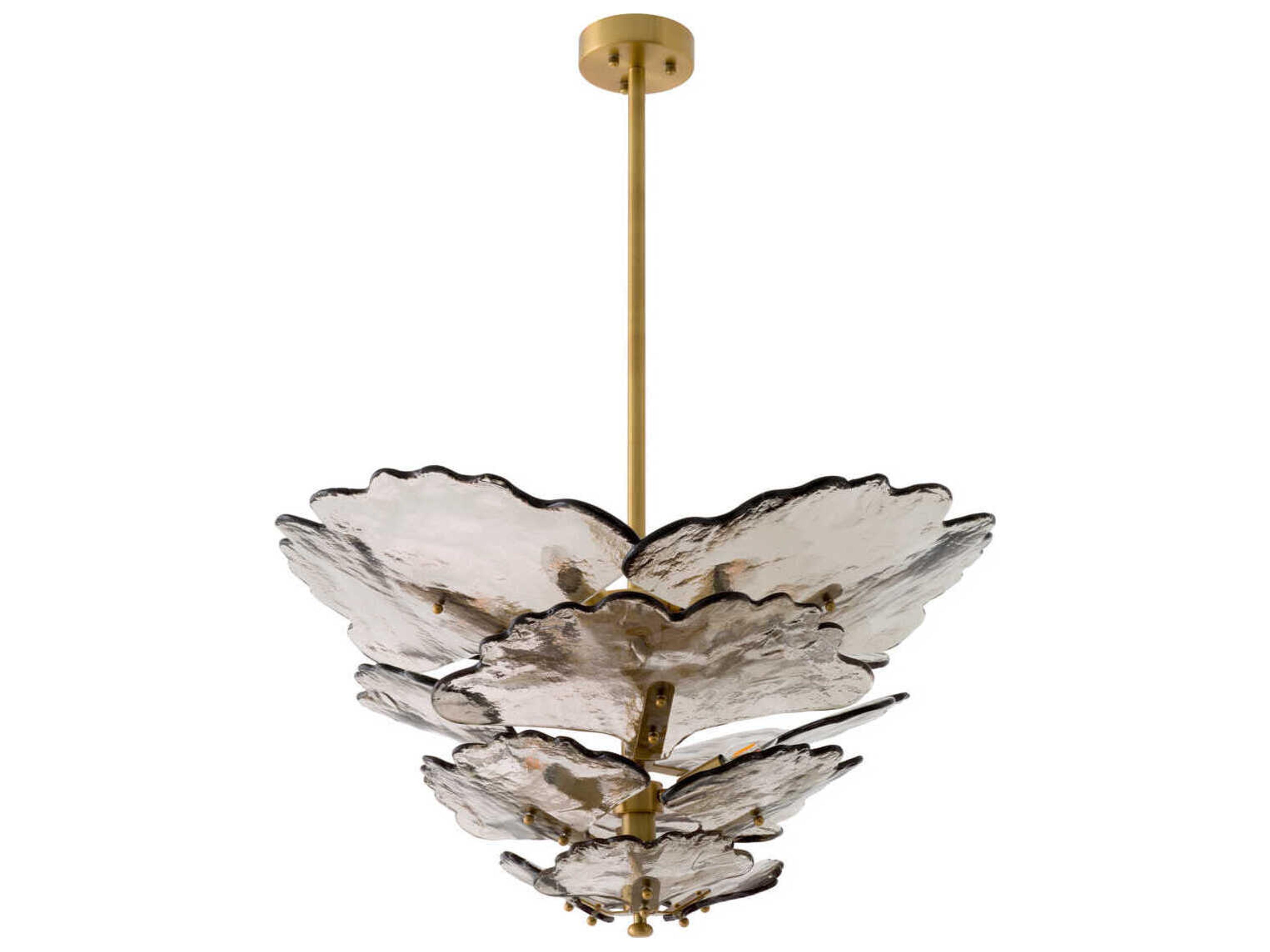Eichholtz Florina Smoke Glass Chandelier