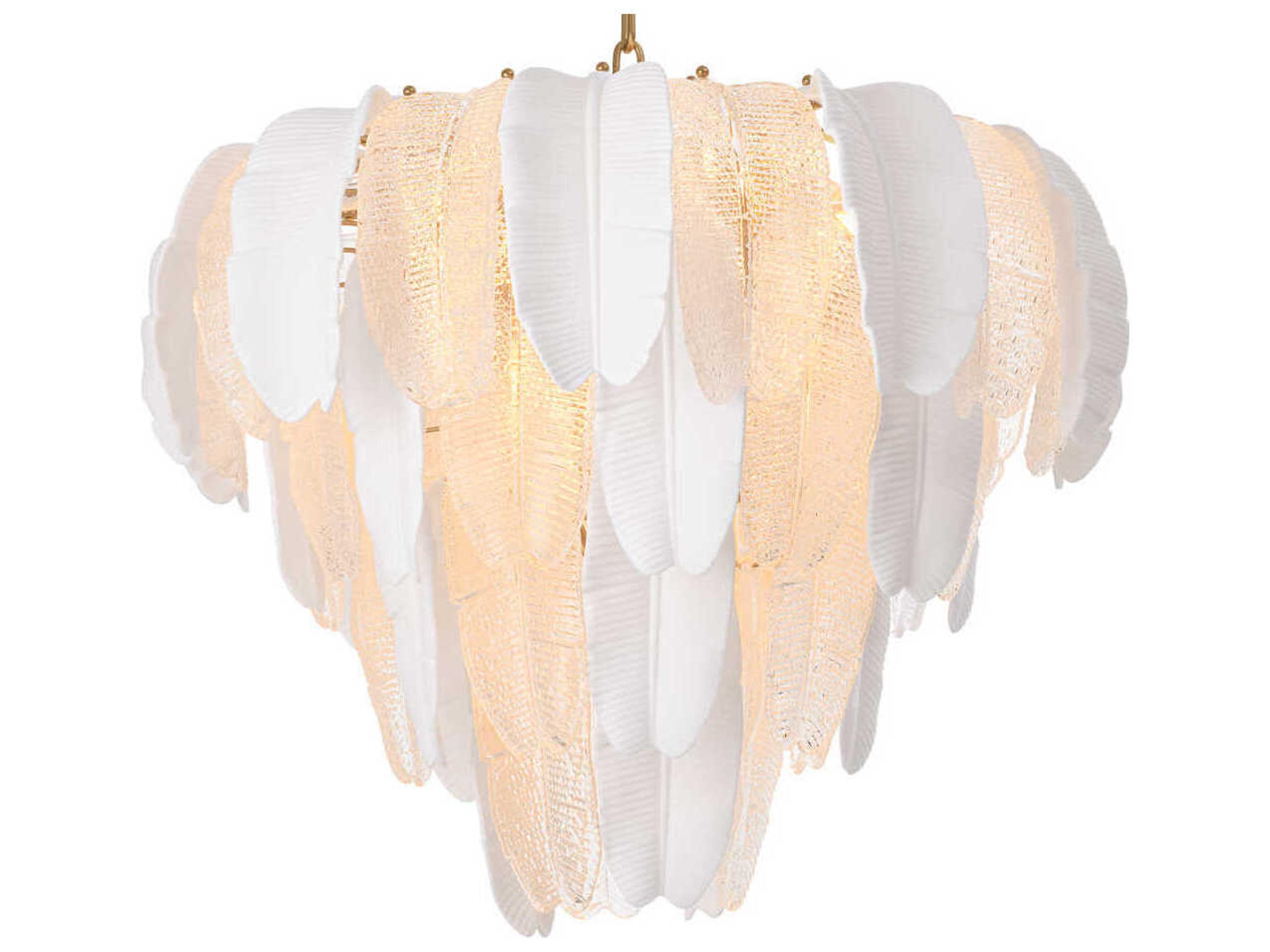 Saint Lucia S White Ceramic Chandelier