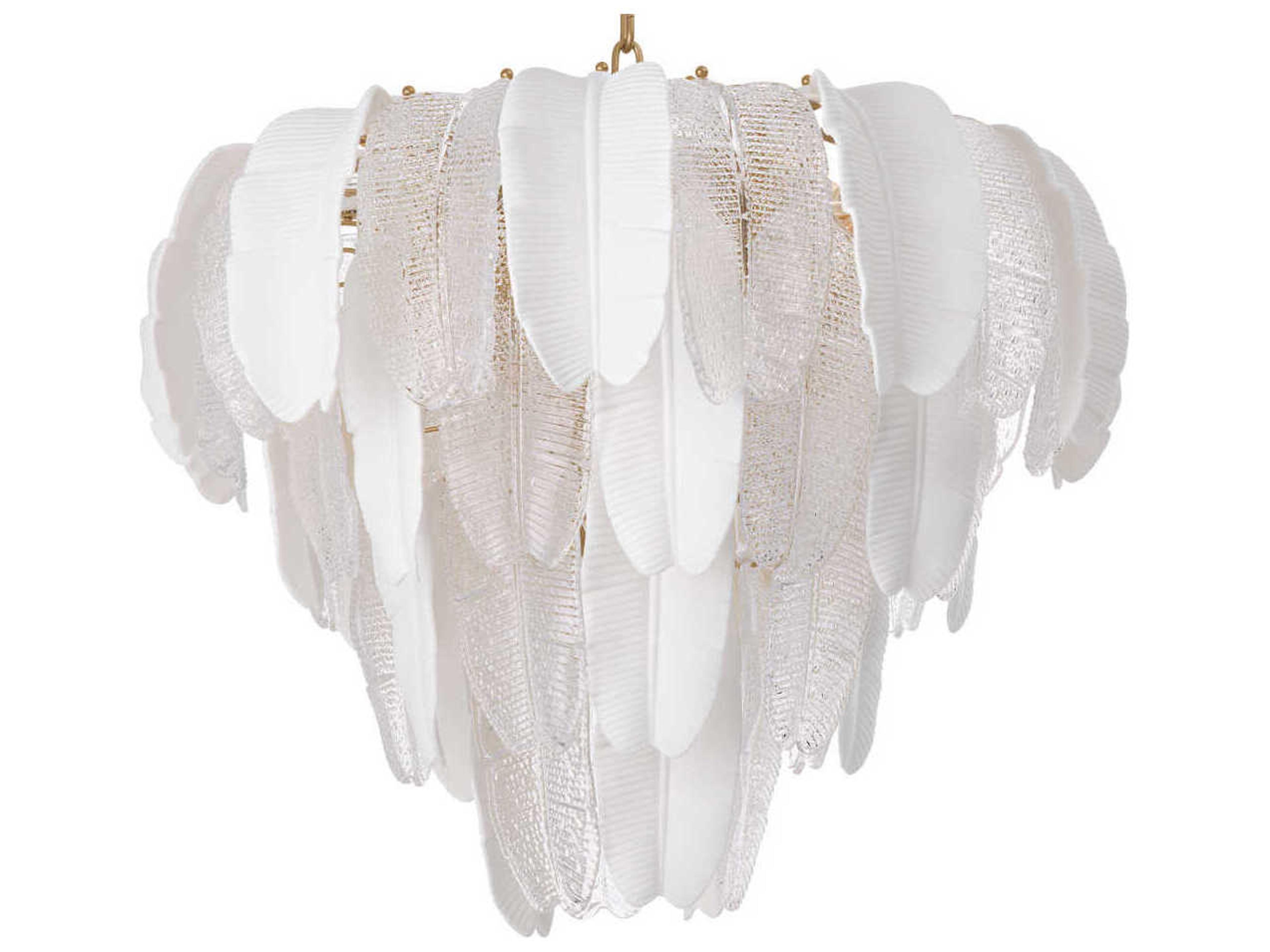 Eichholtz Saint Lucia S White Ceramic Chandelier