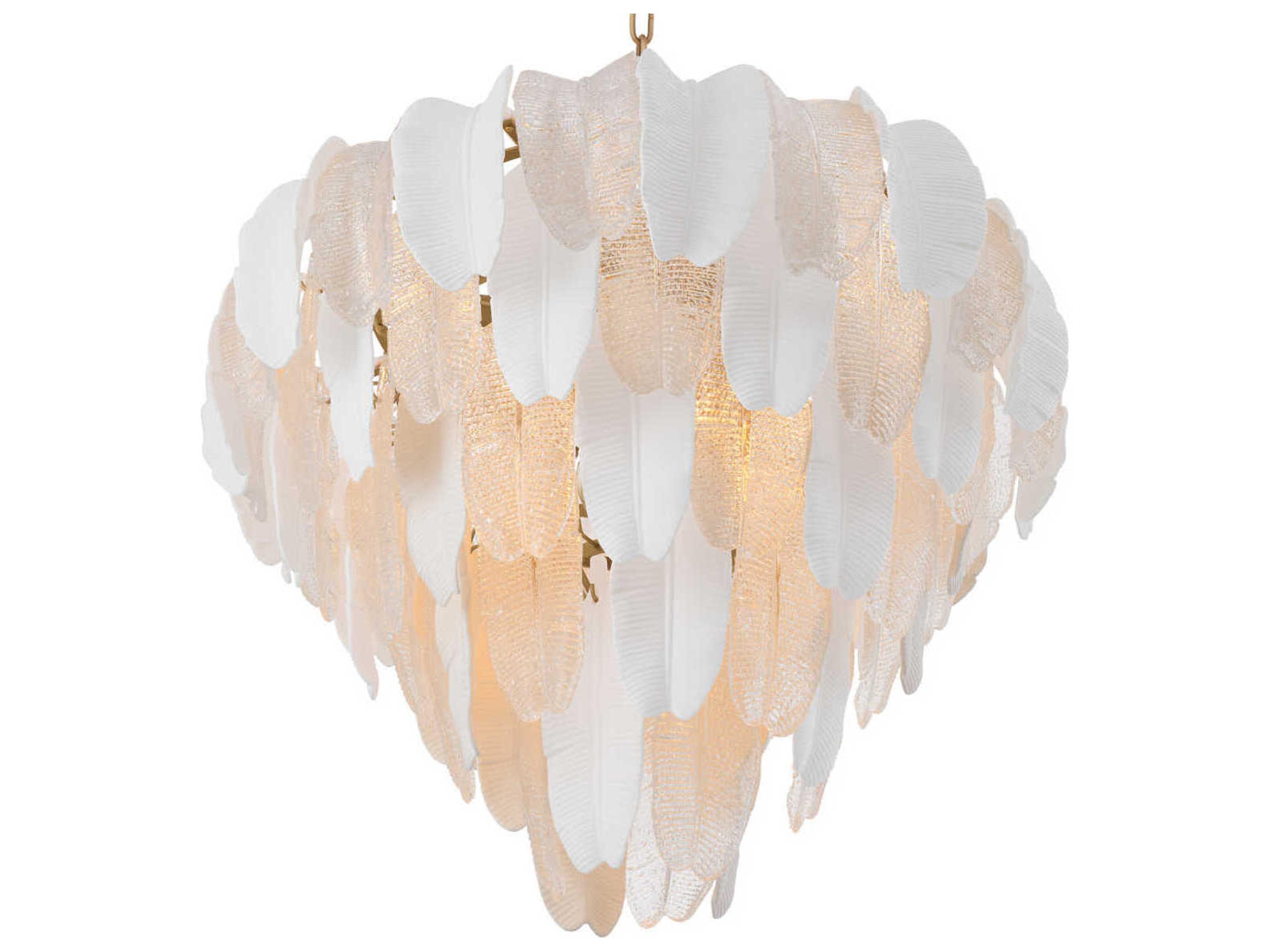 Eichholtz Saint Lucia L White Ceramic Chandelier