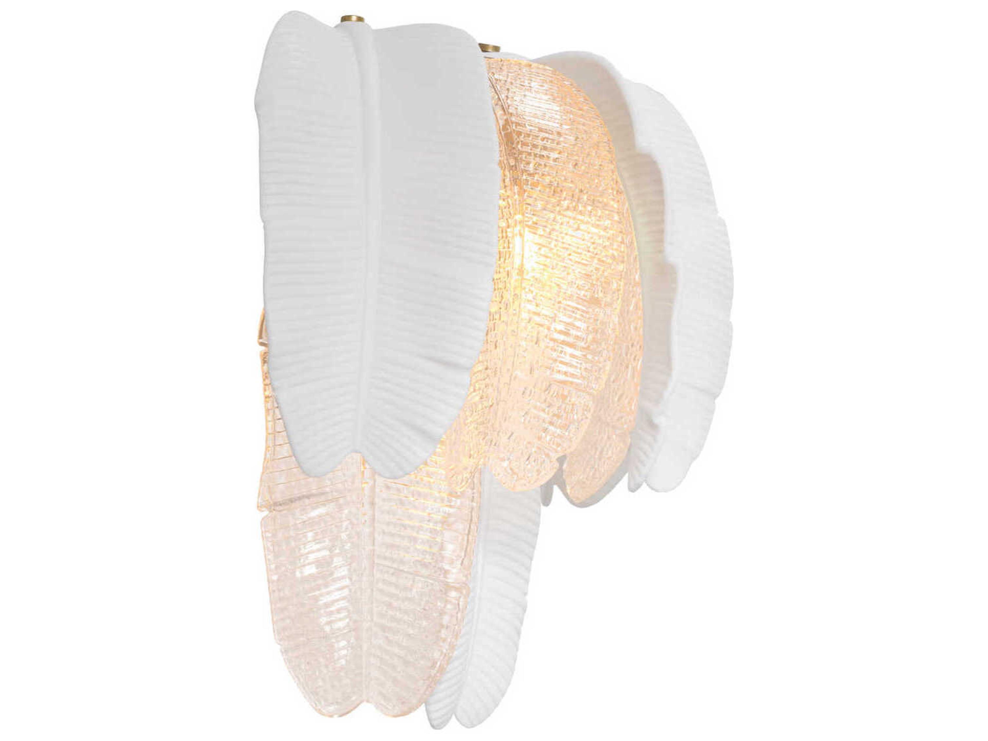 Eichholtz Saint Lucia White Ceramic Wall Lamp