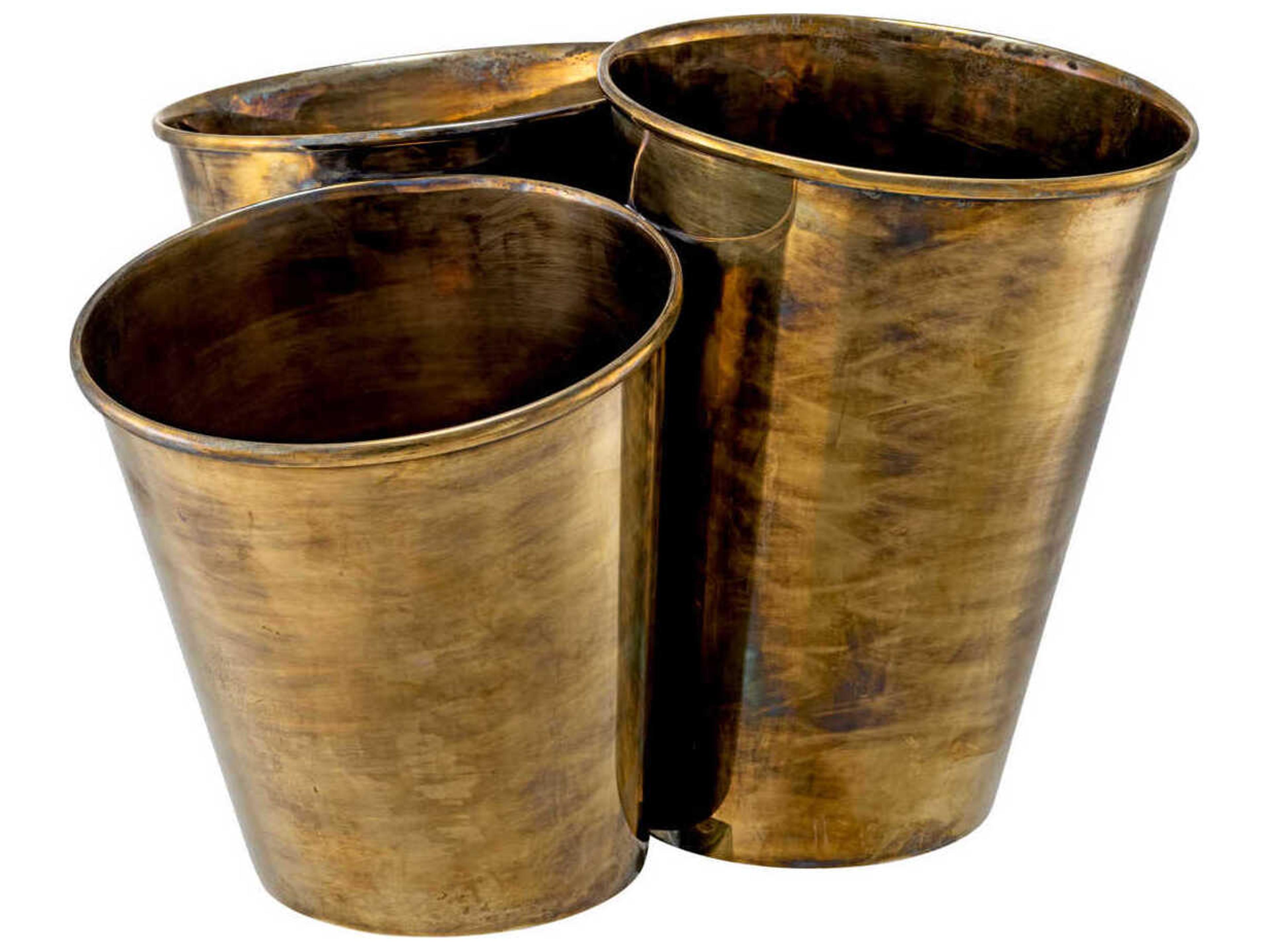 Eichholtz Christian Vintage Brass Wine Cooler