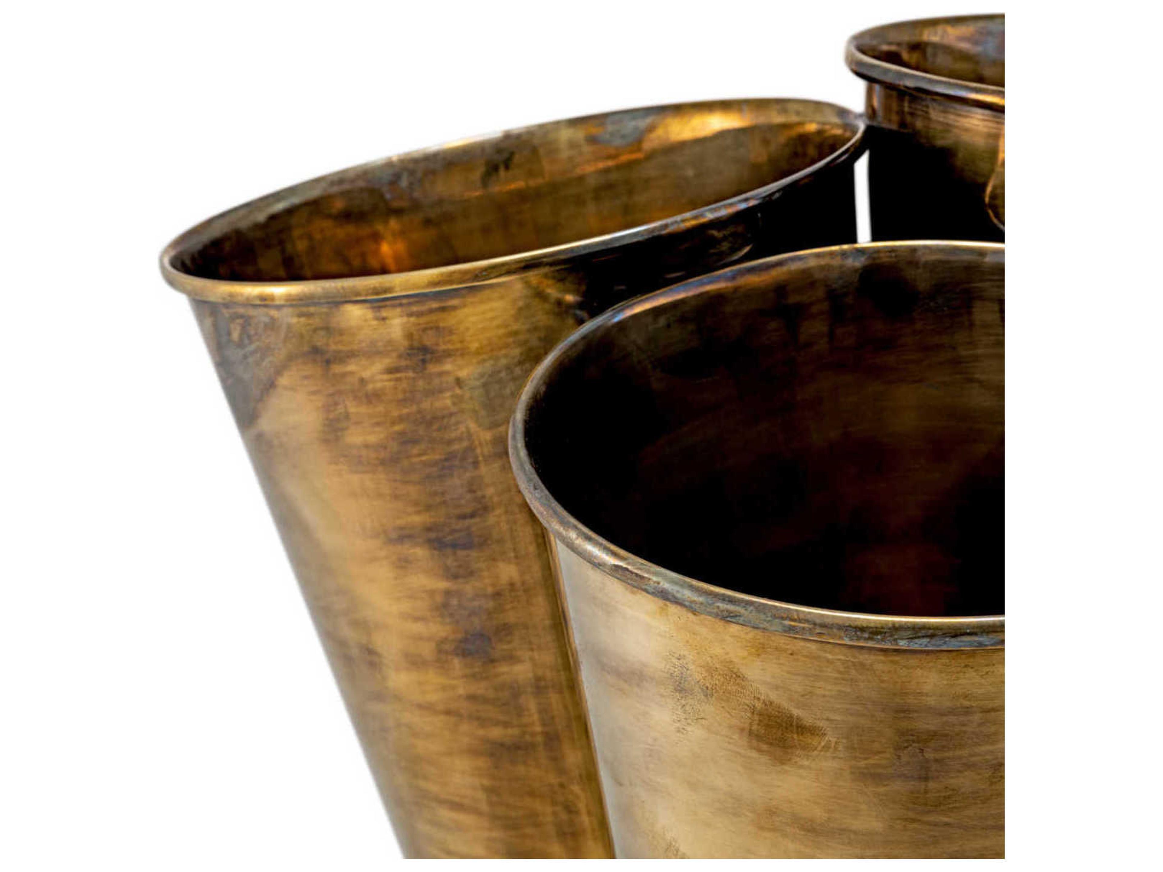 Eichholtz Christian Vintage Brass Wine Cooler