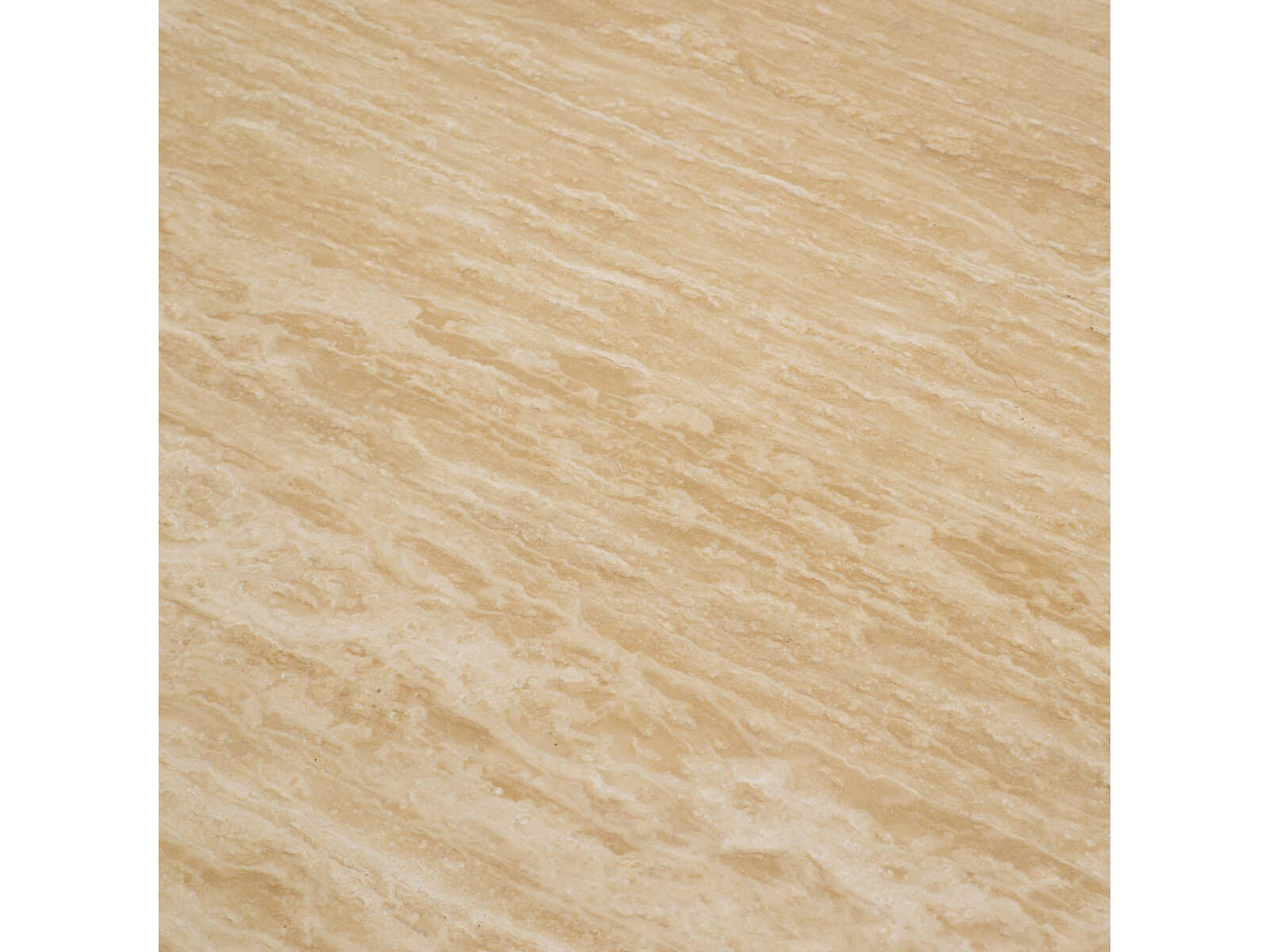 Eichholtz Nathan Brushed Brass Travertine Dining Table