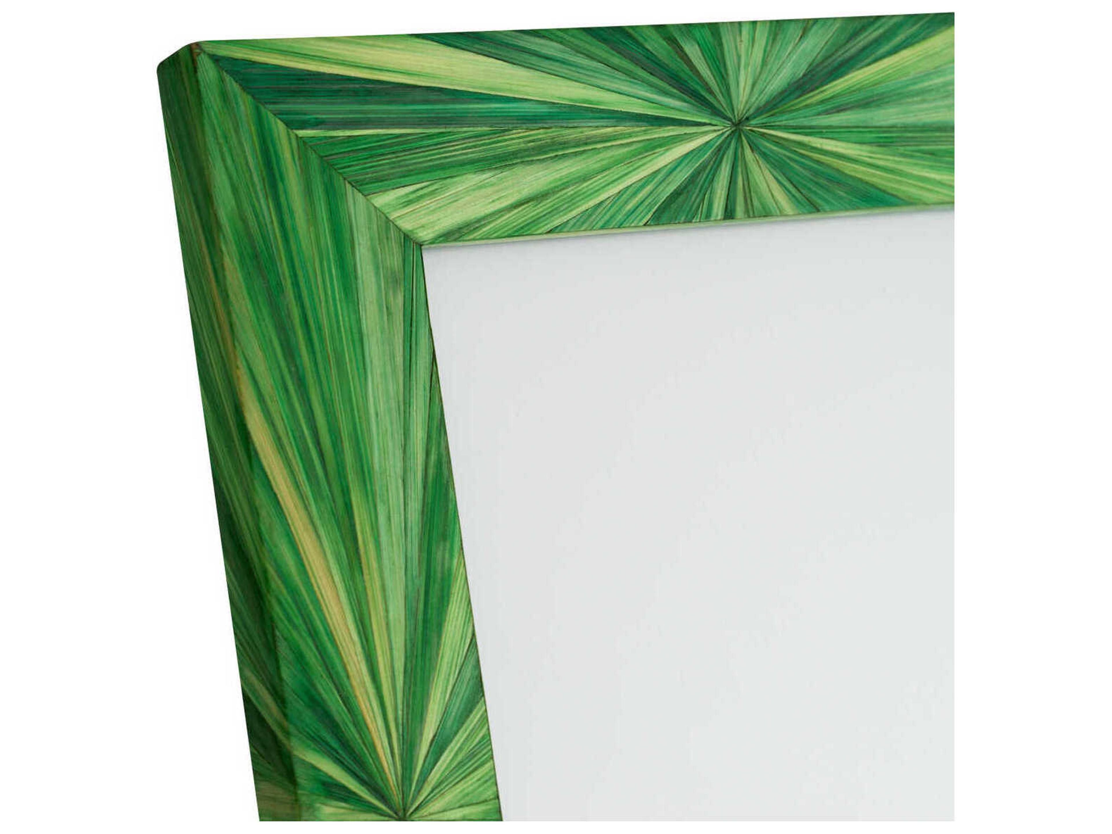 Eichholtz Harvard L Straw Marquetry Green Picture Frame