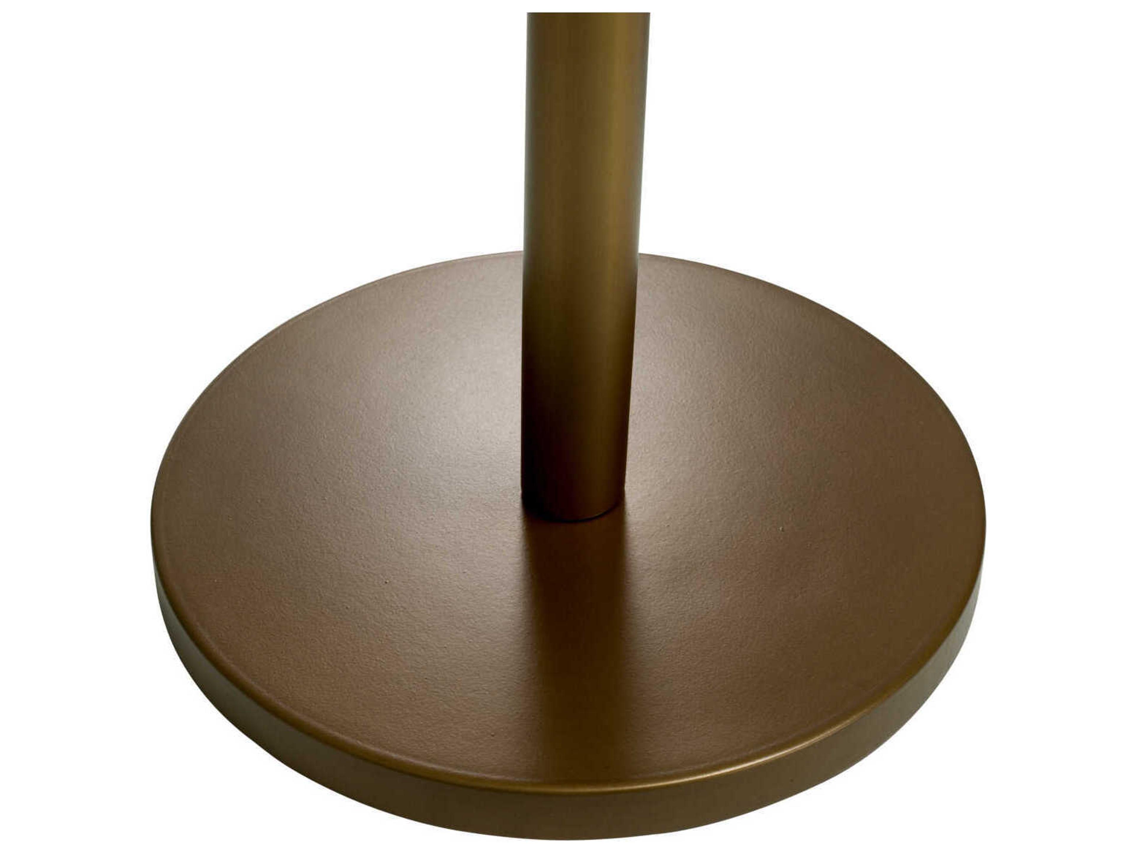 Eichholtz Albany Antique Brass Marquetry Top Side Table