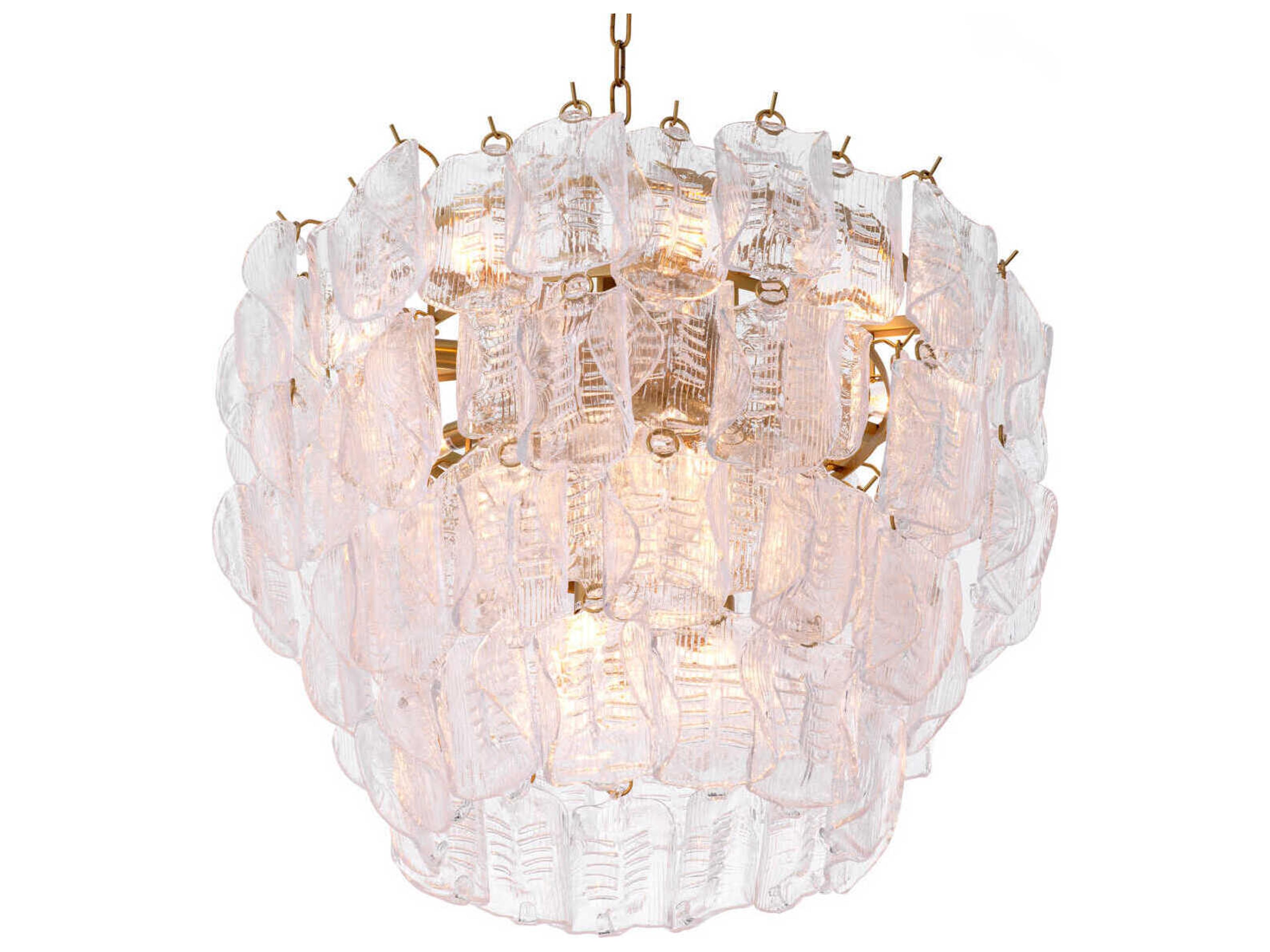 Eichholtz Solange Clear Glass Chandelier