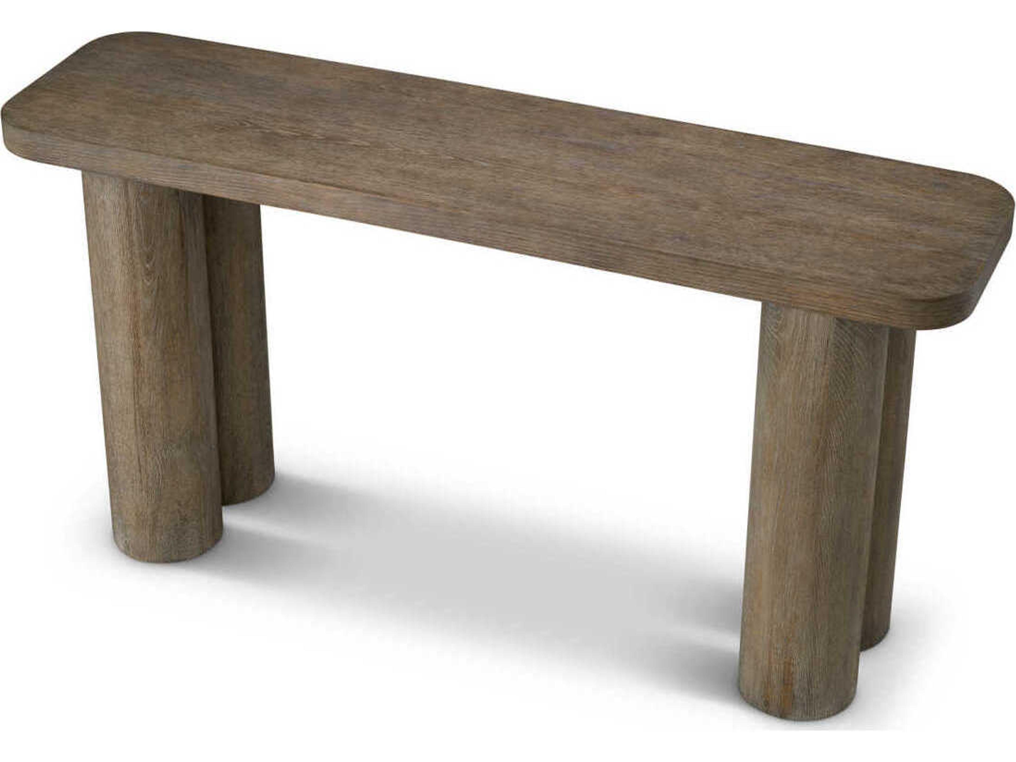 Eichholtz Lindbrook Silverstone Oak Veneer Console Table
