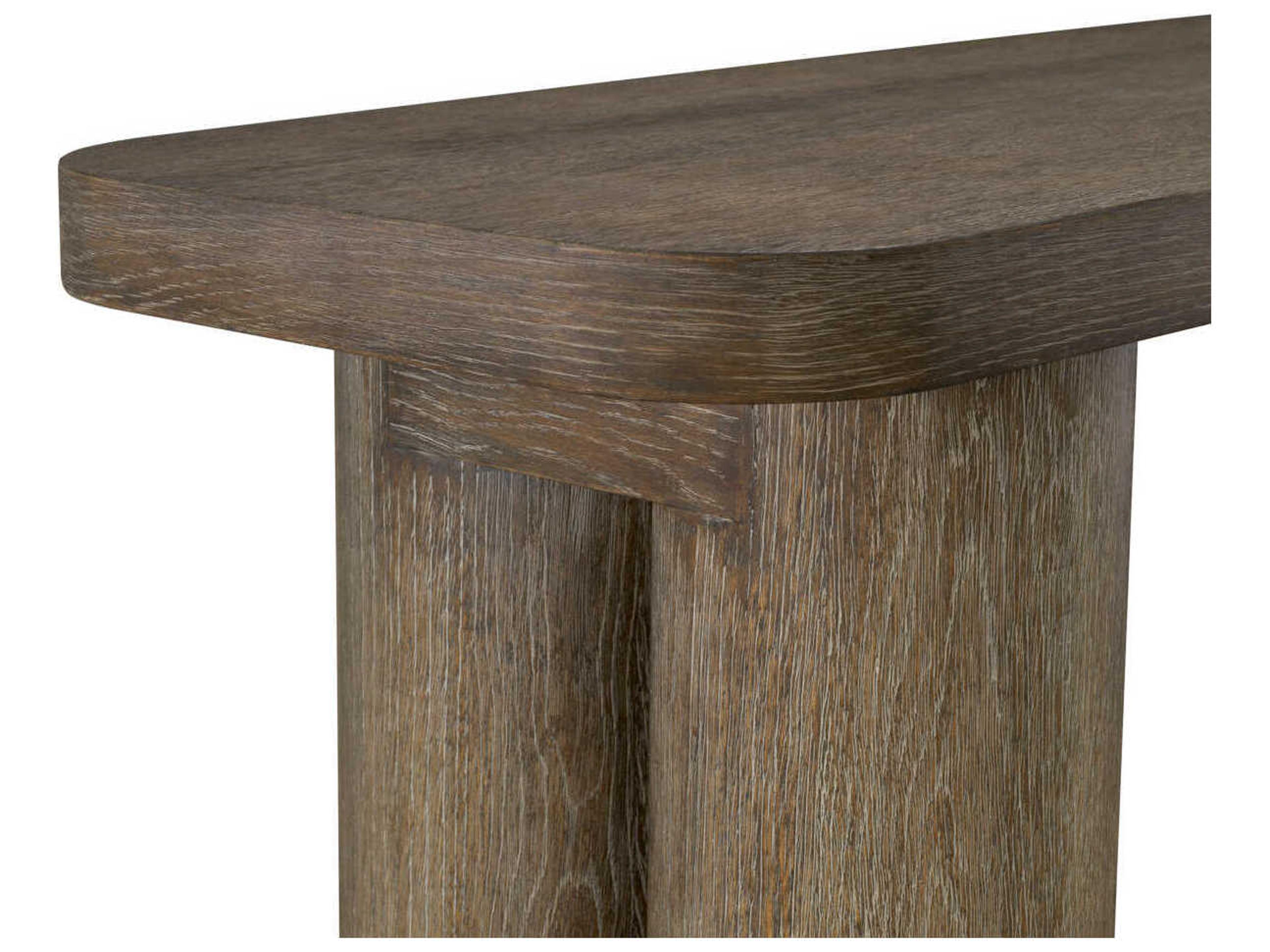 Eichholtz Lindbrook Silverstone Oak Veneer Console Table