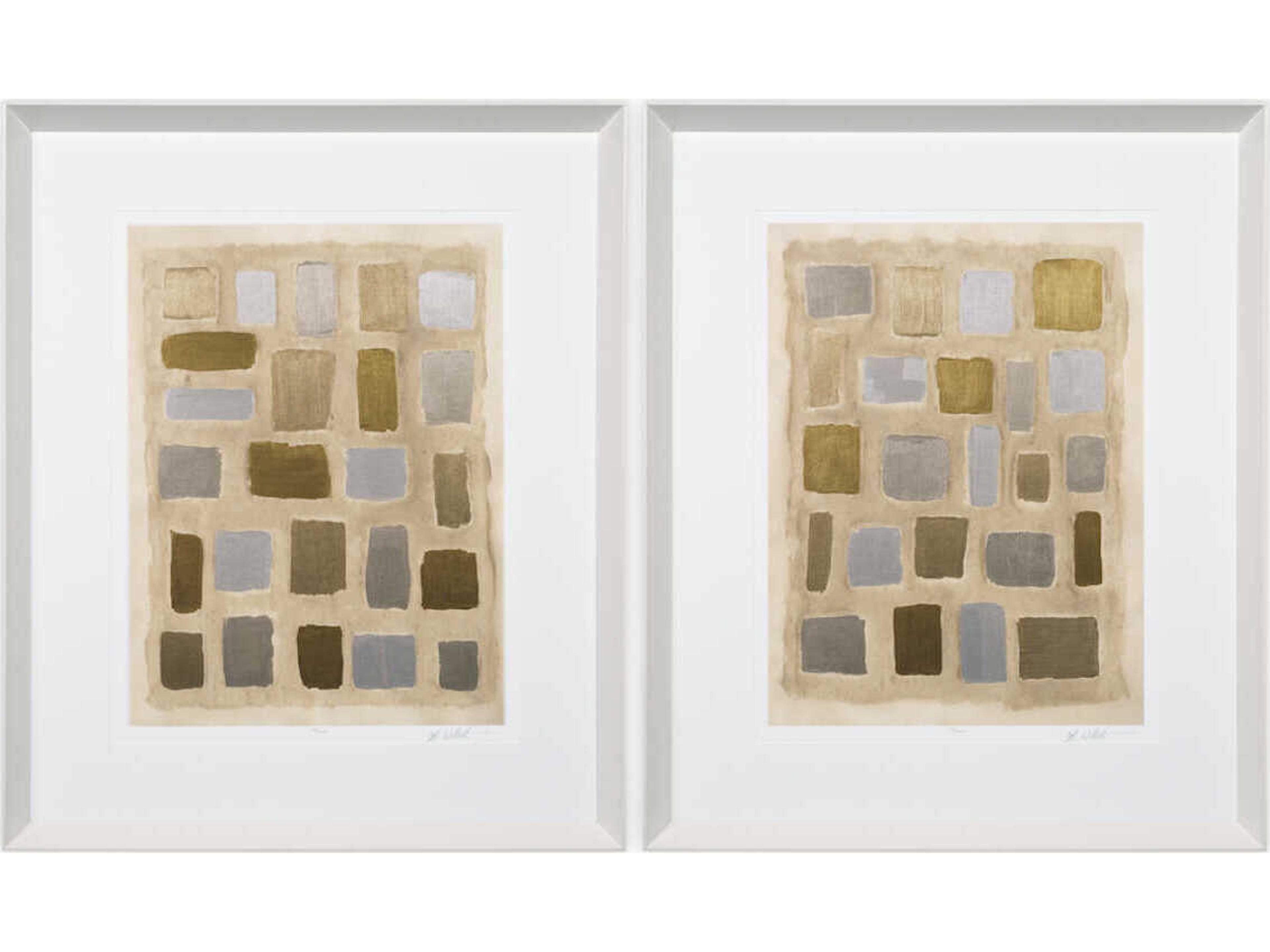 By Set of 2 Print Sand Shaped Michael Willett