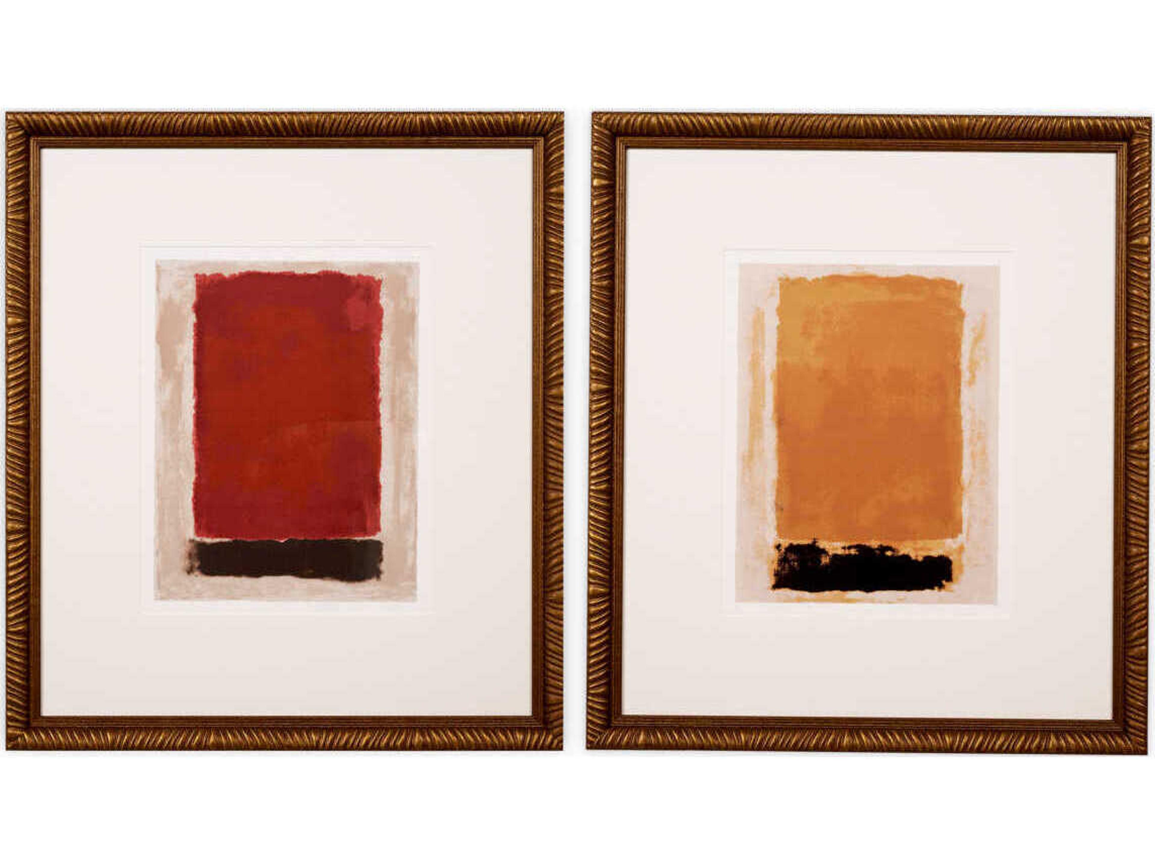 By Set of 2 Print Abstract Art Clement Garnier