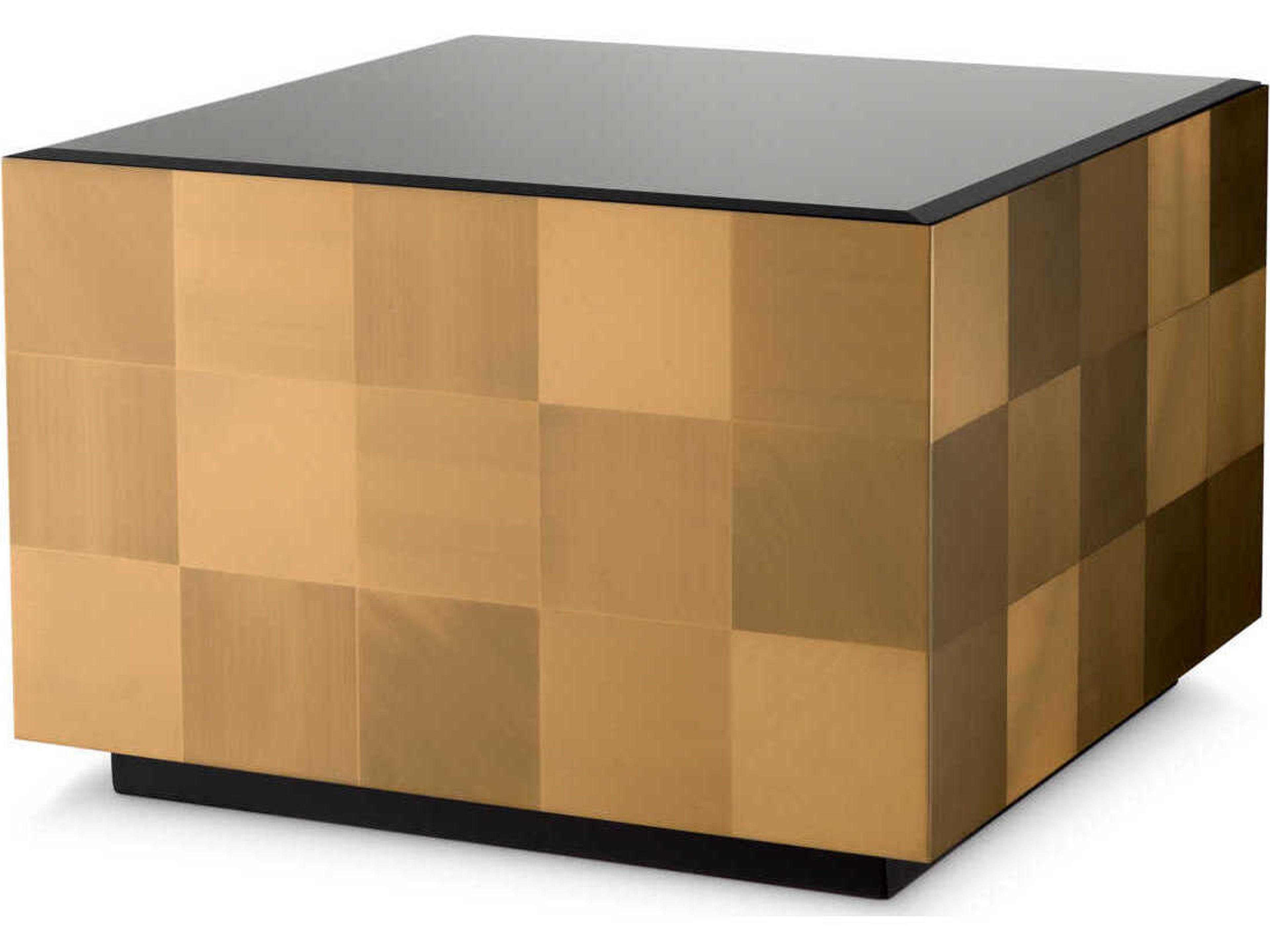 Saint John Brushed Brass Coffee Table