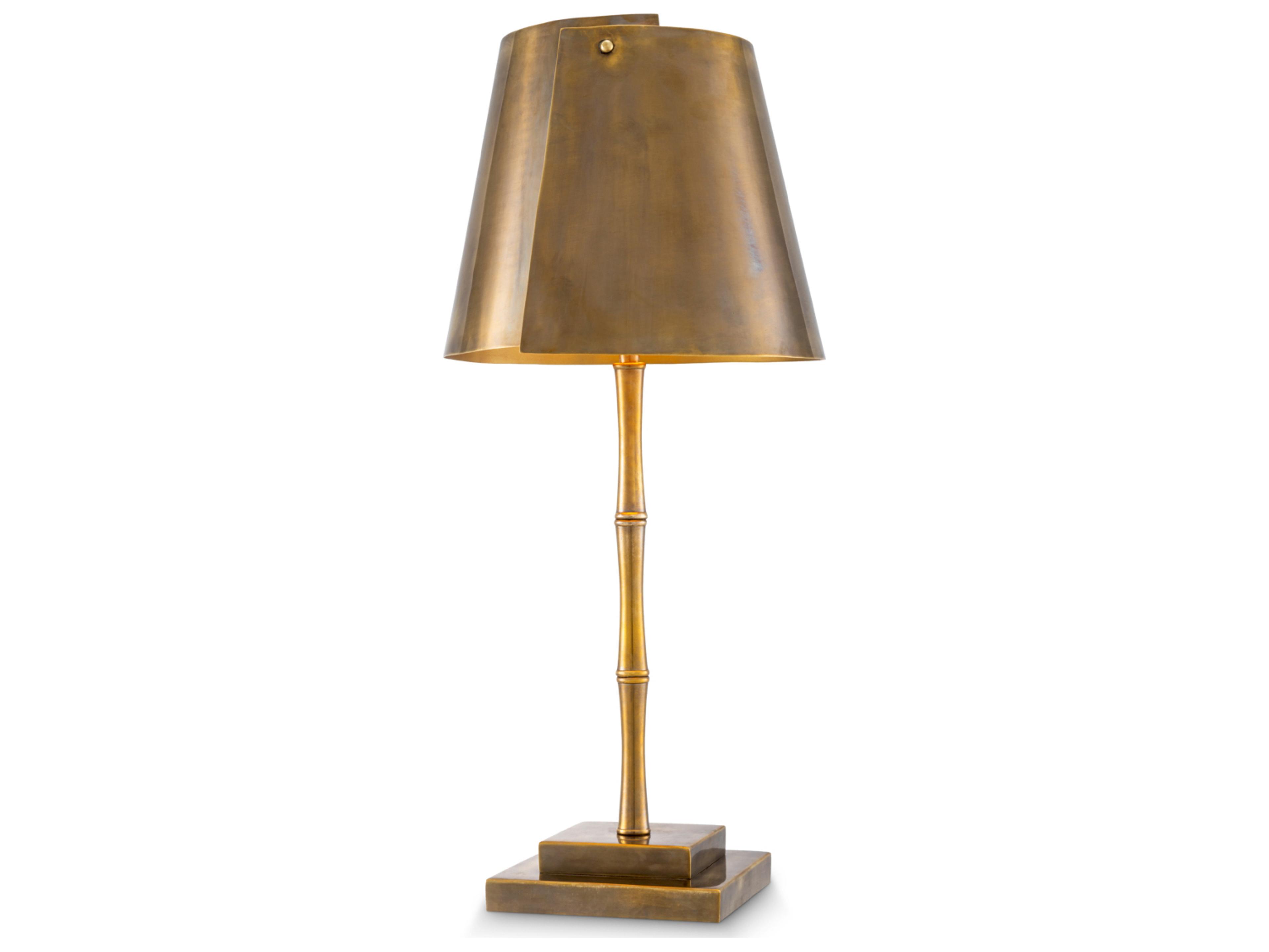 Vintage Brass Buffet Lamp