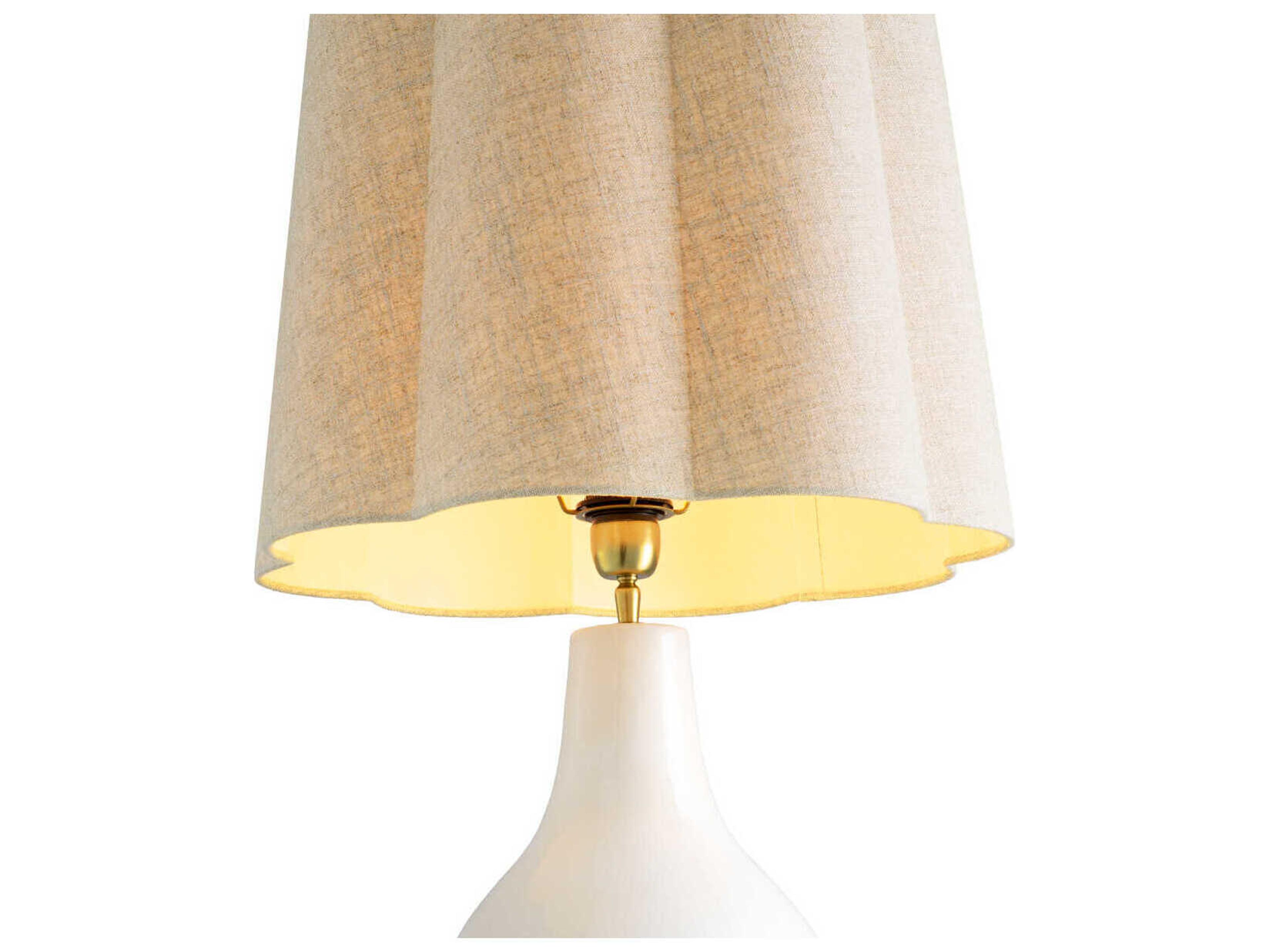 Eichholtz Beatriz White Incl Shade Table Lamp