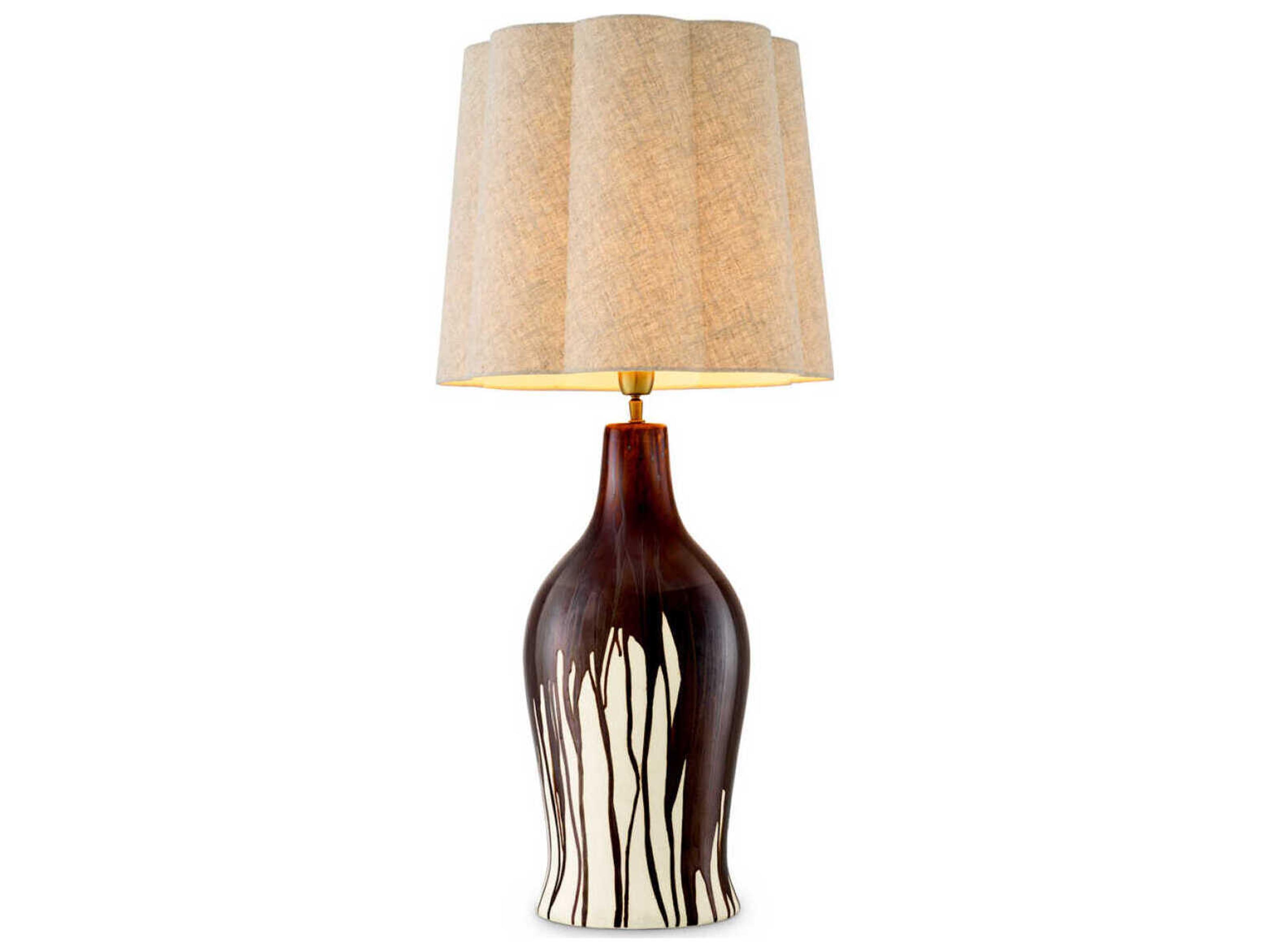 Beatriz Brown Incl Shade Table Lamp